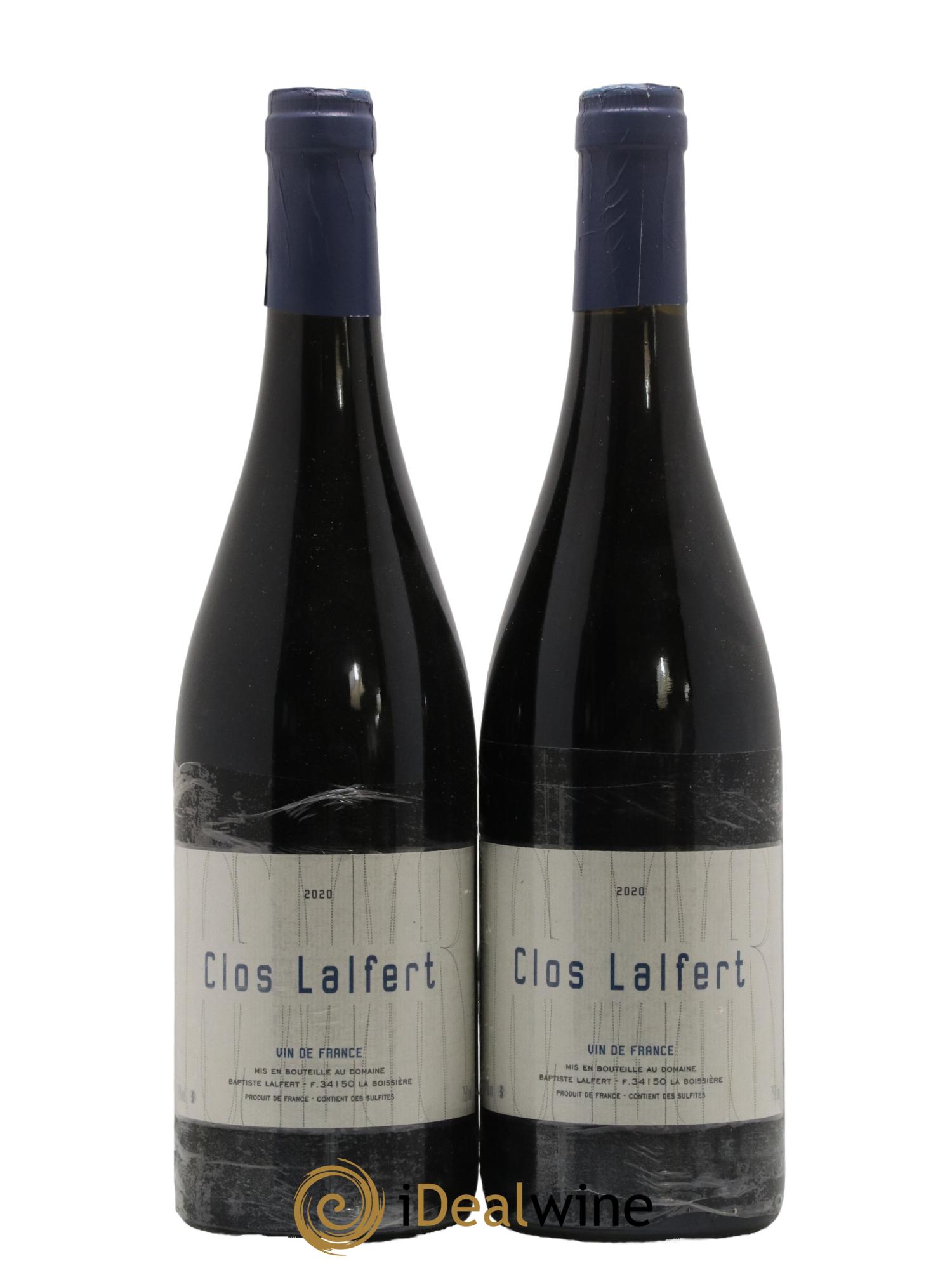 Vin de France Clos Lalfert 2020 - Lot de 2 bouteilles - 0