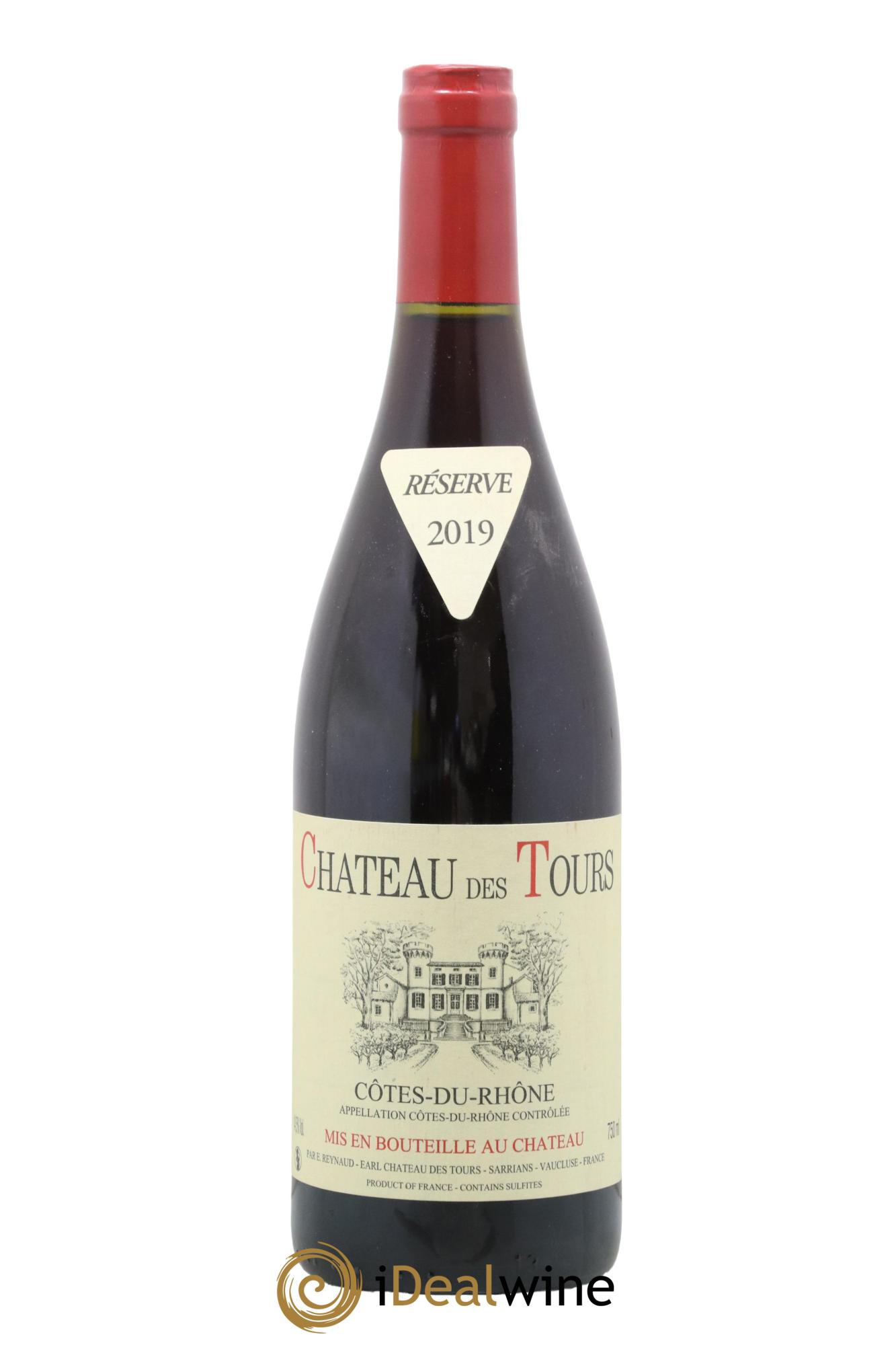 Côtes-du-Rhône Château des Tours Emmanuel Reynaud 2019 - Lot de 1 bouteille - 0
