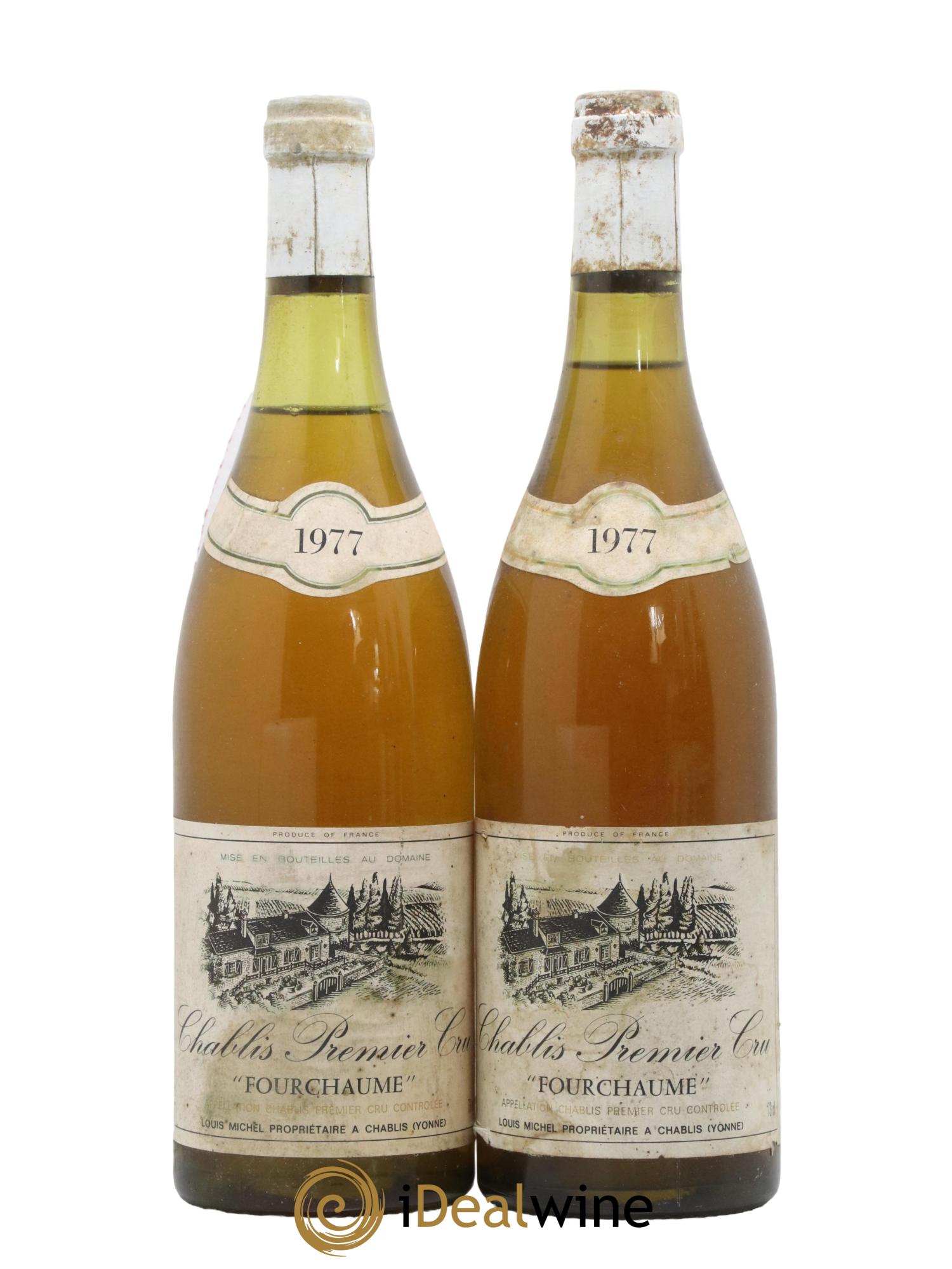 Chablis 1er Cru Fouchaume Louis Michel 1977 - Lot de 2 bouteilles - 0