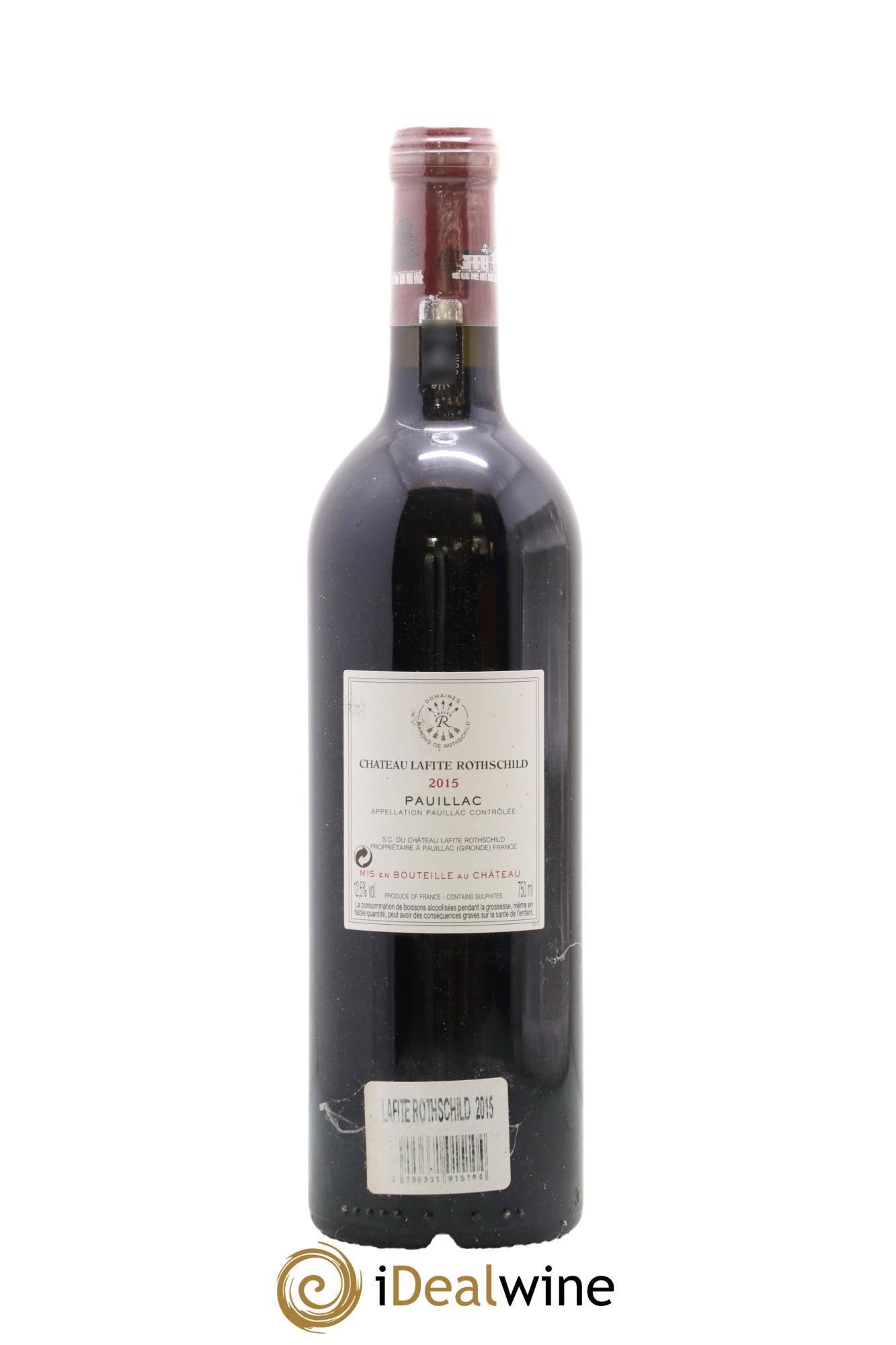 Château Lafite Rothschild 1er Grand Cru Classé 2015 - Posten von 1 Flasche - 1
