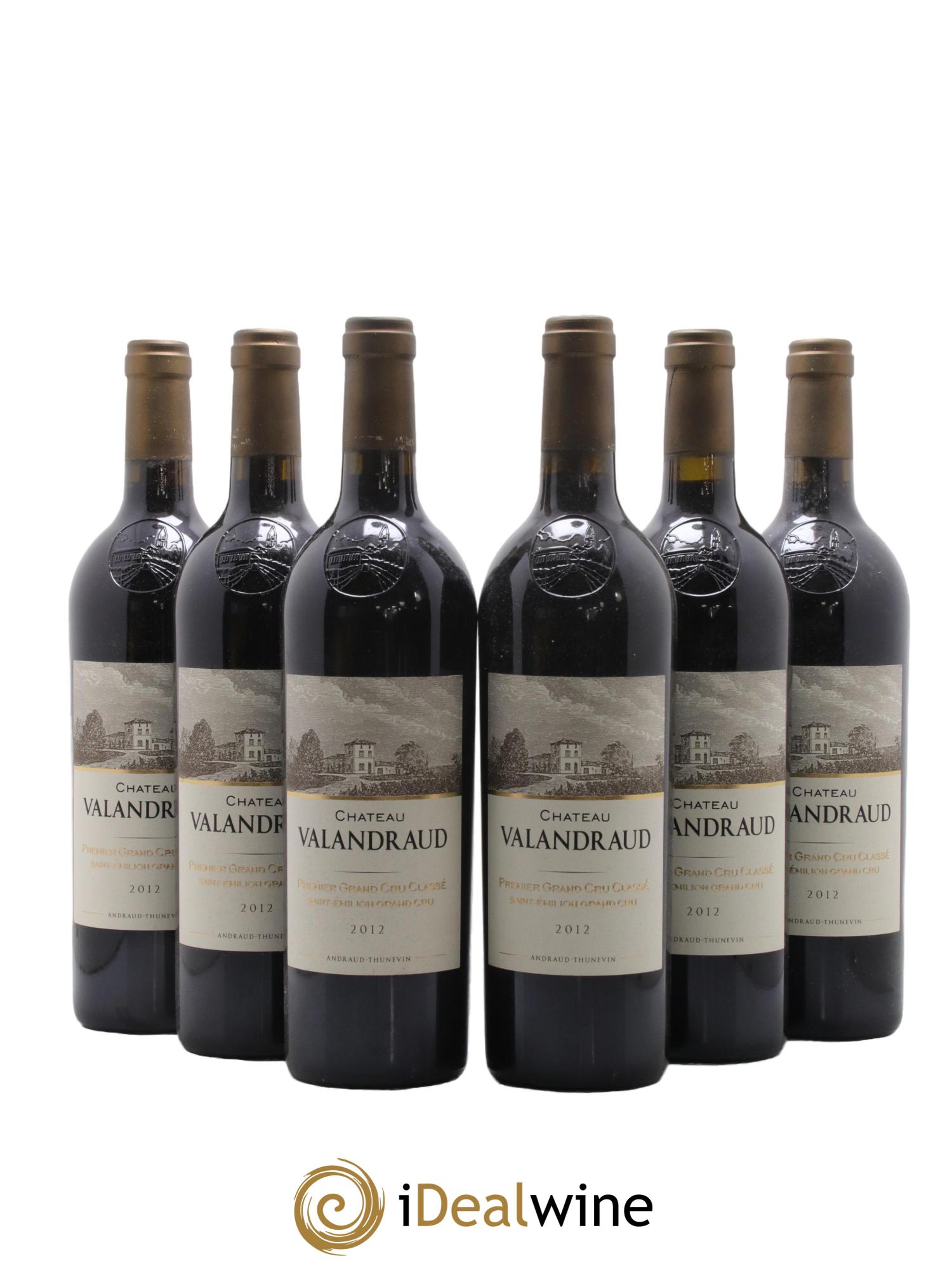 Château de Valandraud 2012 - Posten von 6 Flaschen - 0
