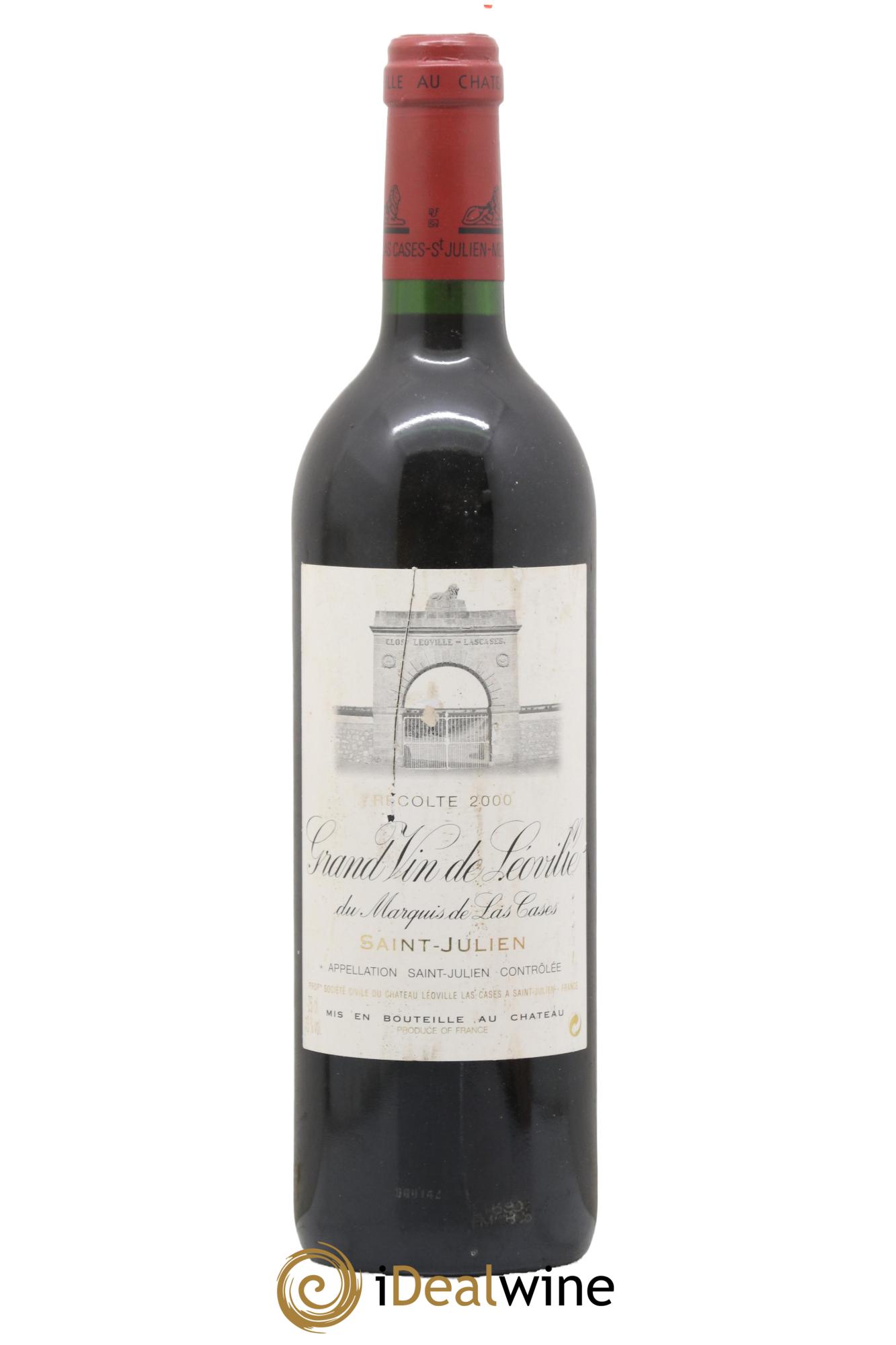 Château Léoville Las Cases 2ème Grand Cru Classé 2000 - Lot of 1 bottle - 0