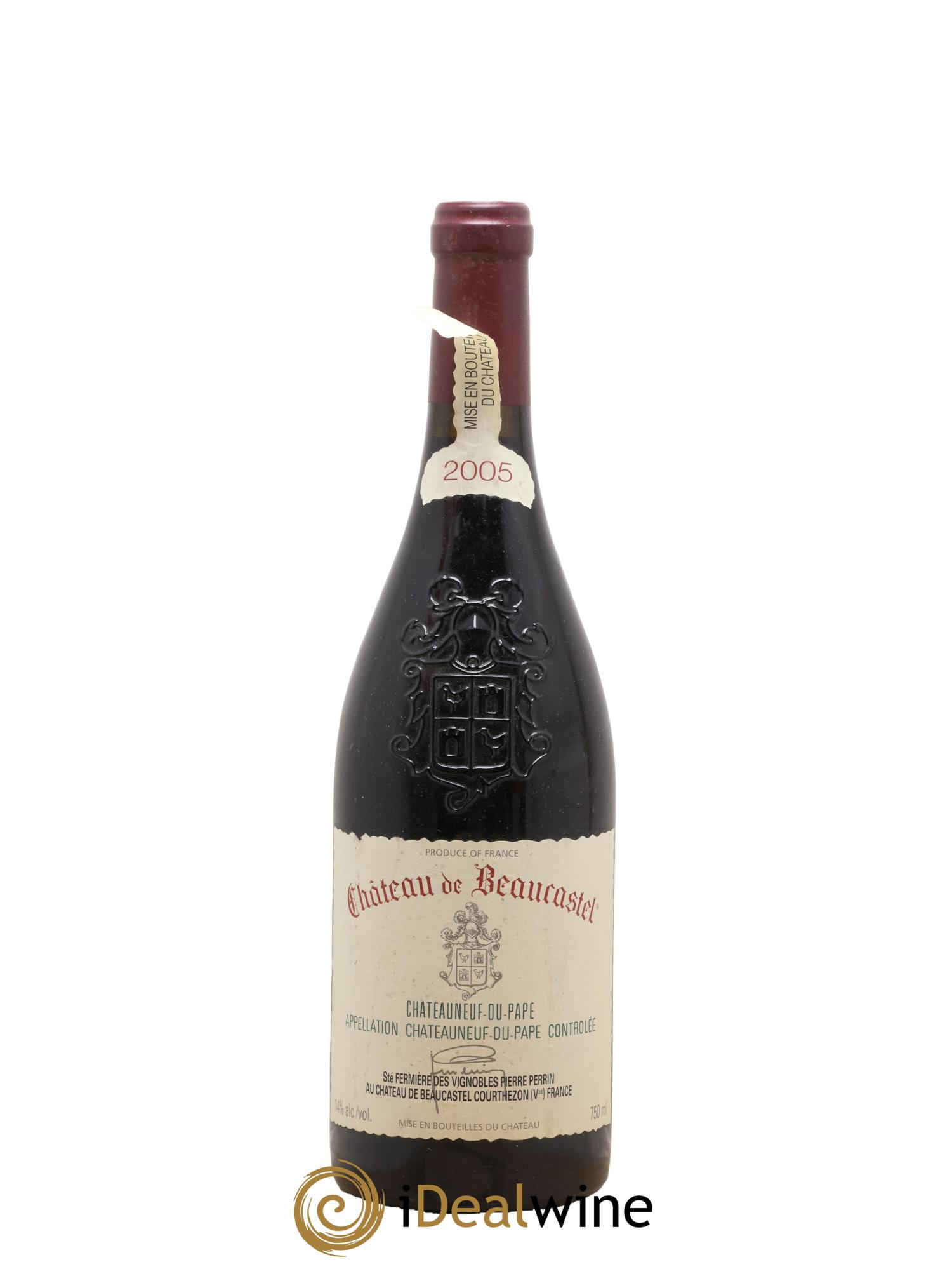 Châteauneuf-du-Pape Château de Beaucastel Famille Perrin 2005 - Lotto di 1 bottiglia - 0