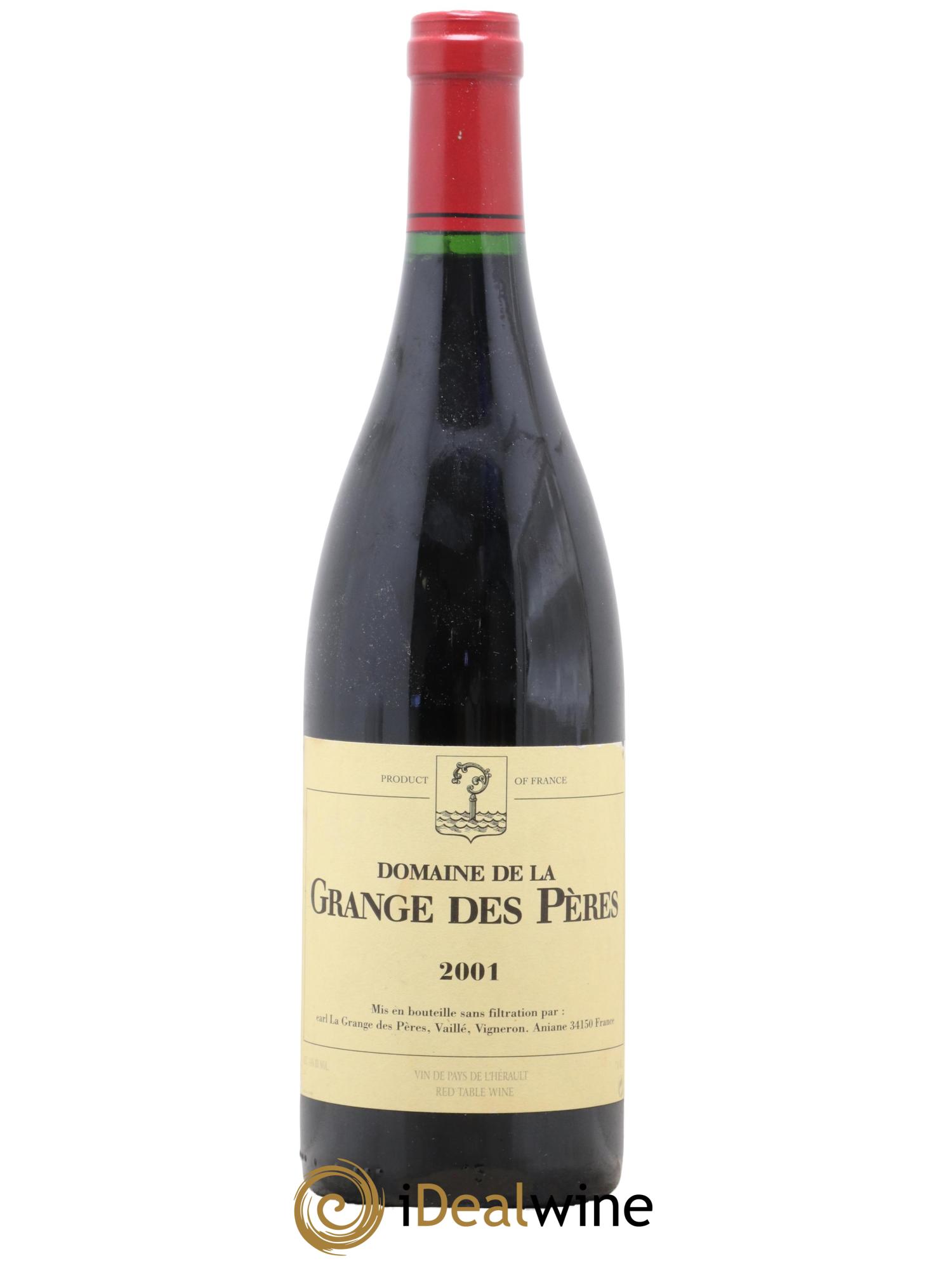 Pays d'Hérault Grange des Pères Laurent Vaillé 2001 - Lot de 1 bouteille - 0