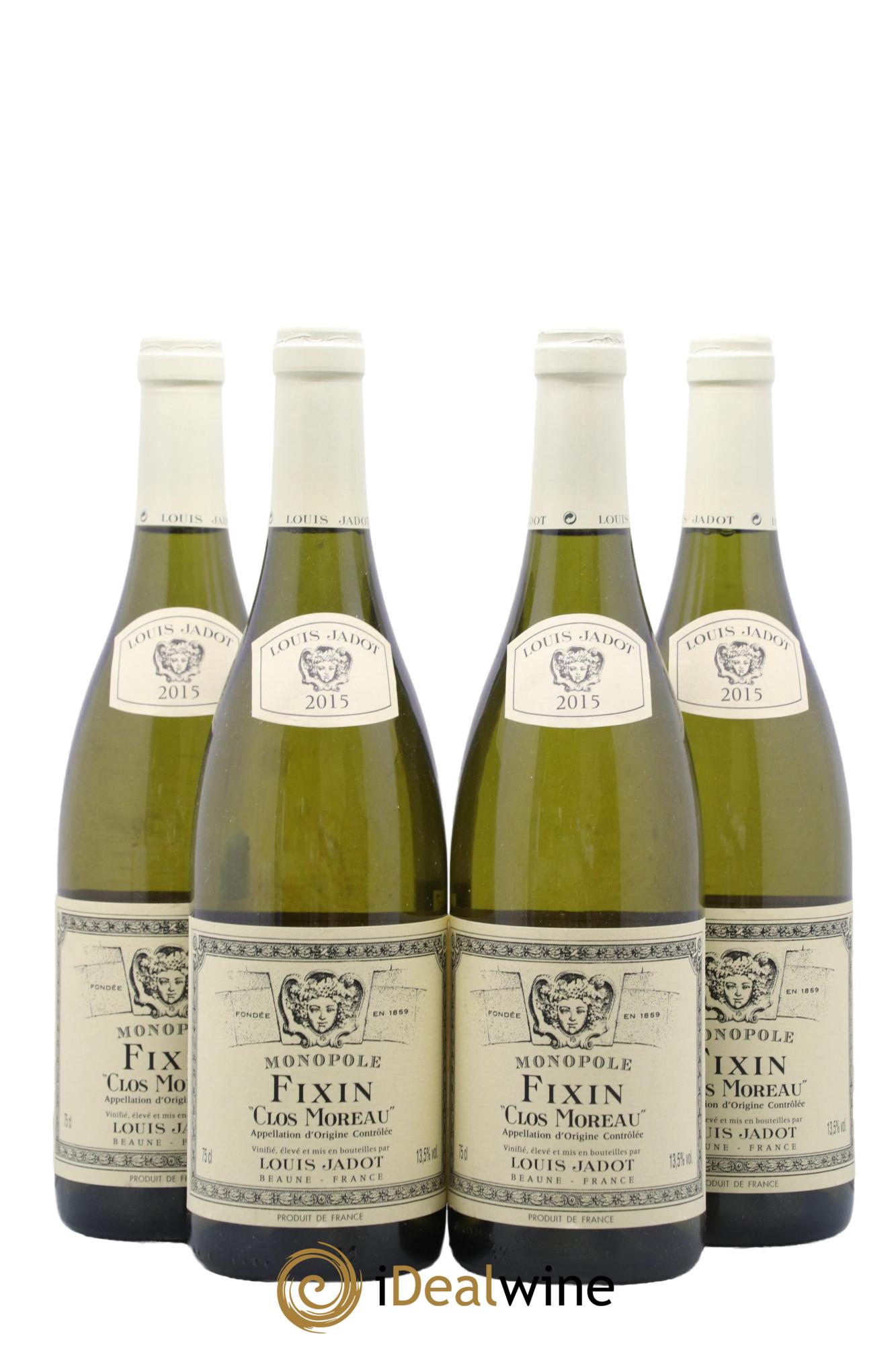 Fixin Clos Moreau Louis Jadot 2015 - Lot de 4 bouteilles - 0