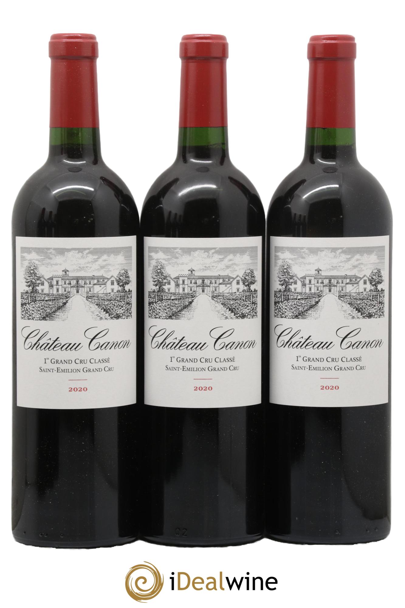 Château Canon 1er Grand Cru Classé B 2020 - Lot de 6 bouteilles - 1