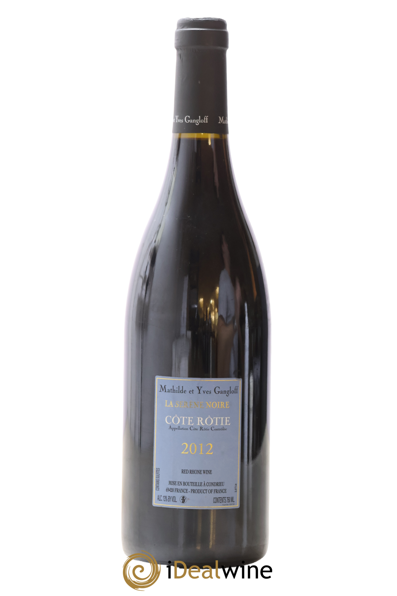 Côte-Rôtie La Sereine Noire Gangloff (Domaine) 2012 - Lot de 1 bouteille - 1
