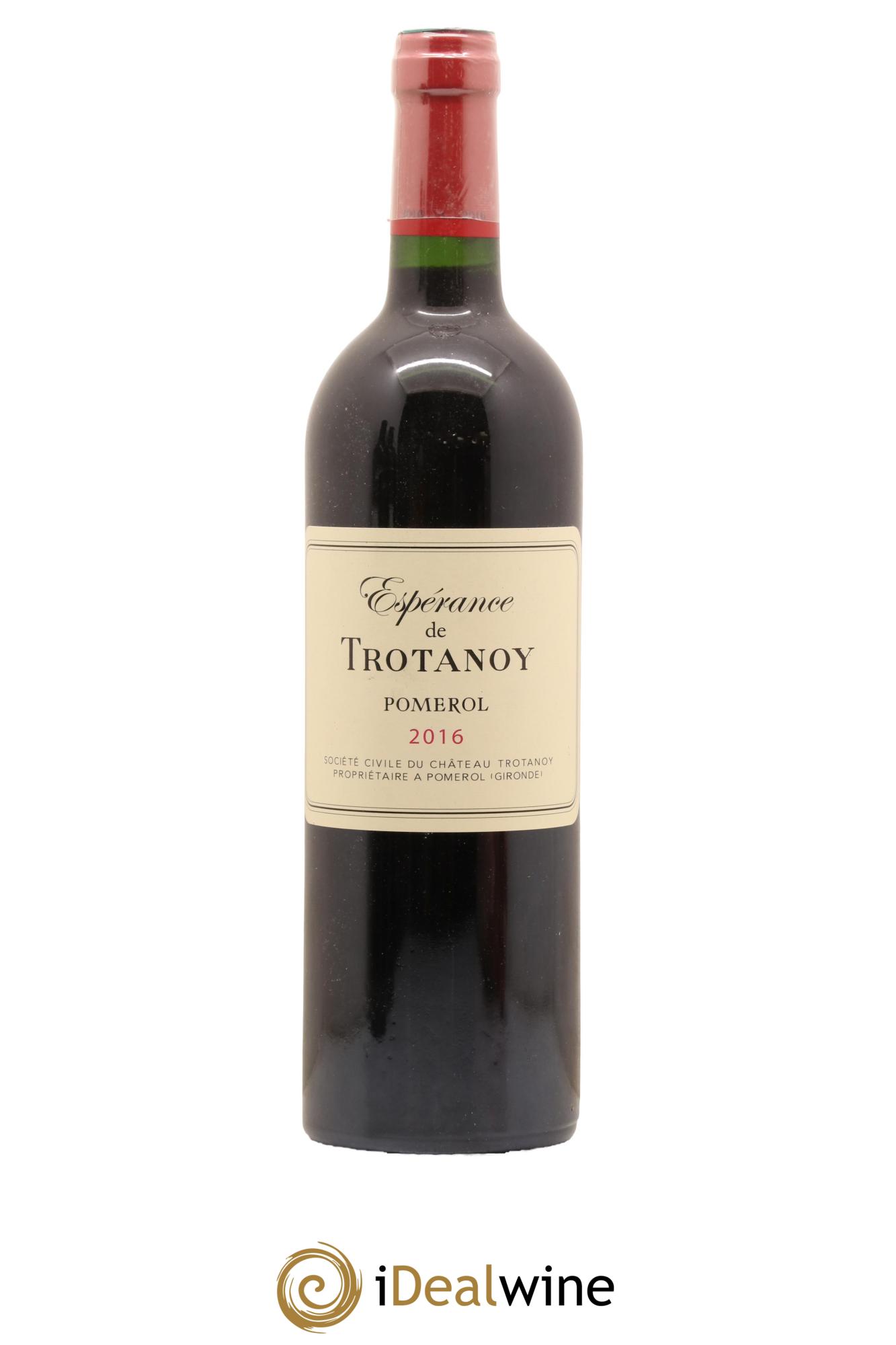 Château L'Espérance de Trotanoy 2016 - Lot de 1 bouteille - 0