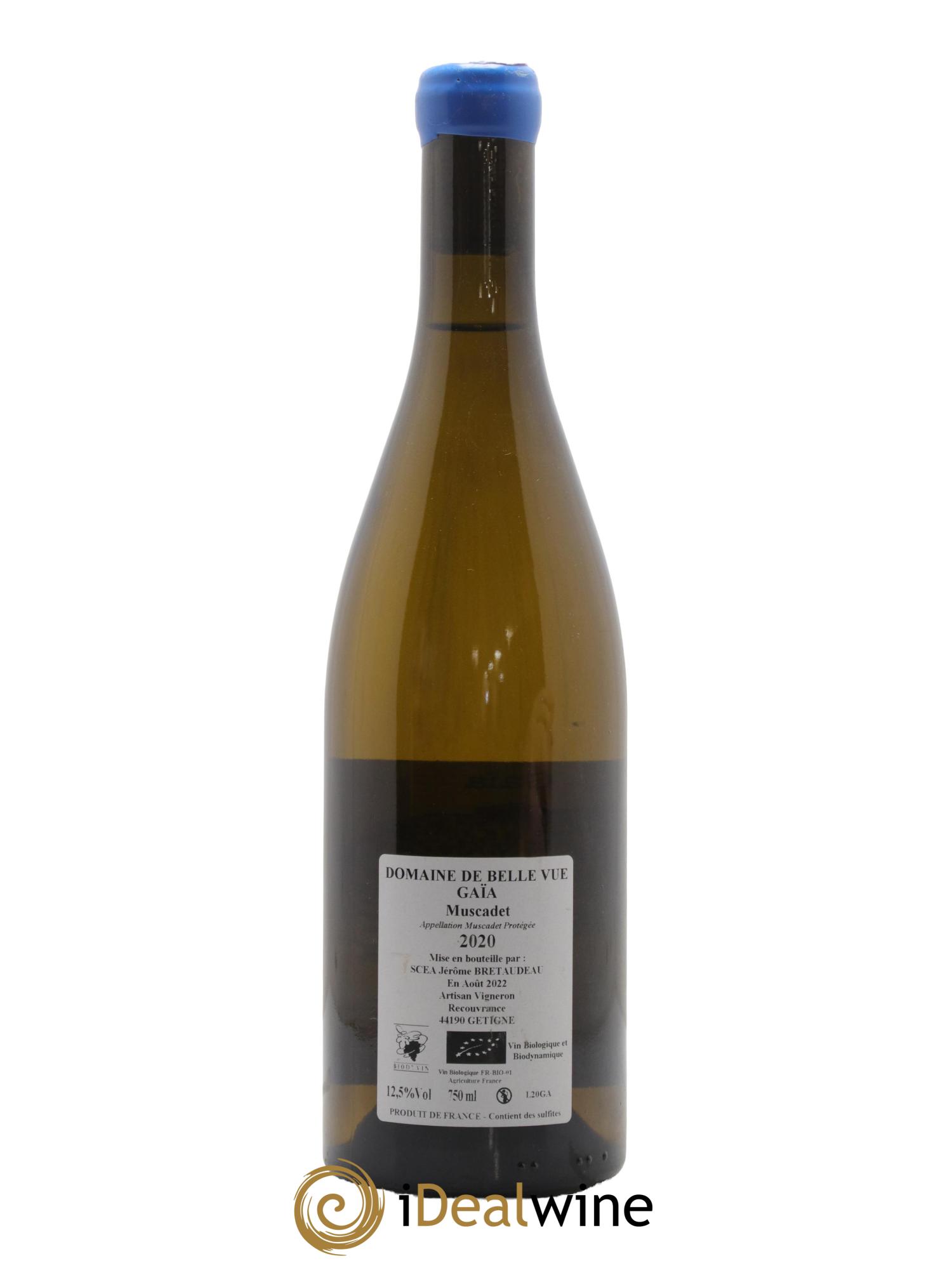 Muscadet-Sèvre-et-Maine Gaia Jérôme Bretaudeau - Domaine de Bellevue 2020 - Lotto di 1 bottiglia - 1
