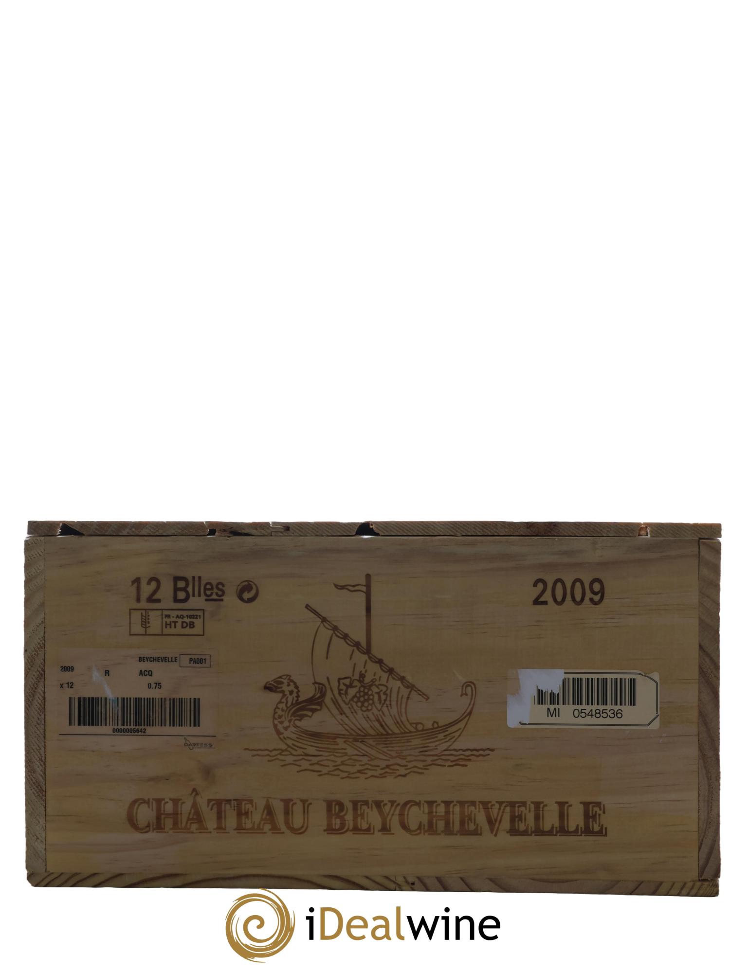 Château Beychevelle 4ème Grand Cru Classé 2009 - Lotto di 12 bottiglie - 1
