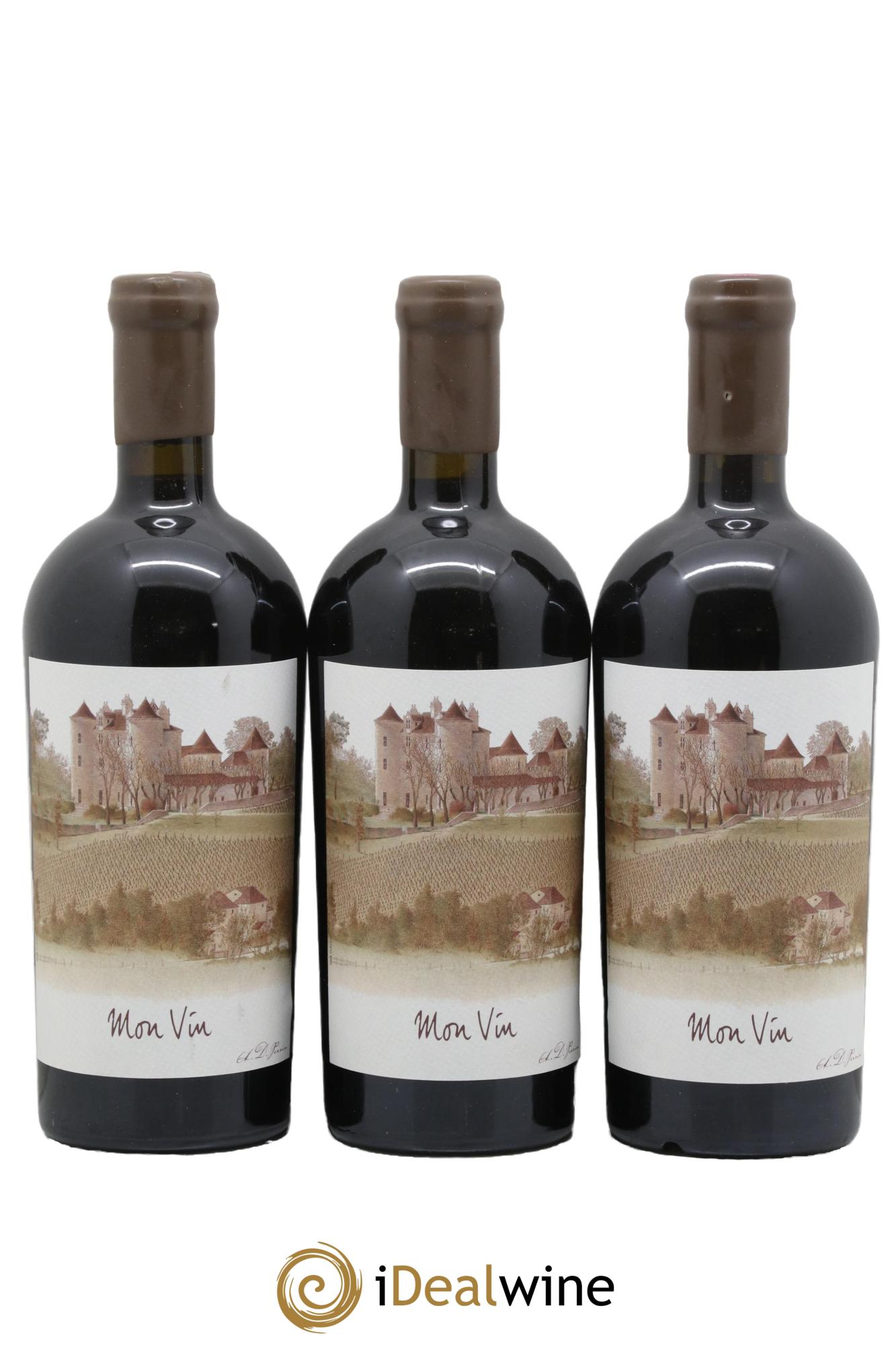 Cahors Mon Vin A. D. Perrin 2015 - Lot de 3 bouteilles - 0