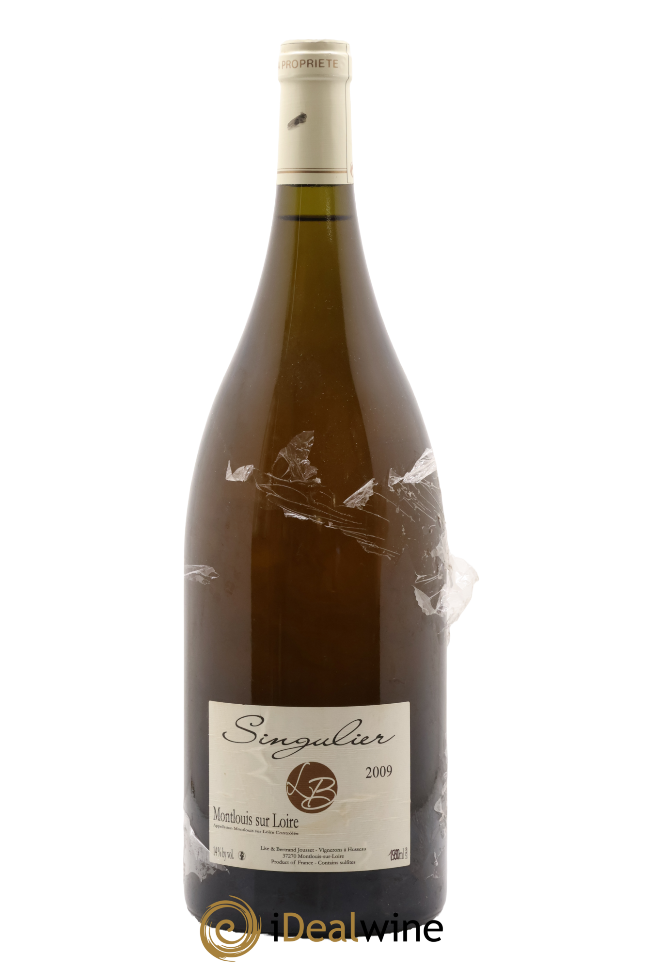 Montlouis-sur-Loire Clos aux Renards Singulier Lise et Bertrand Jousset 2009 - Posten von 1 Magnum - 0