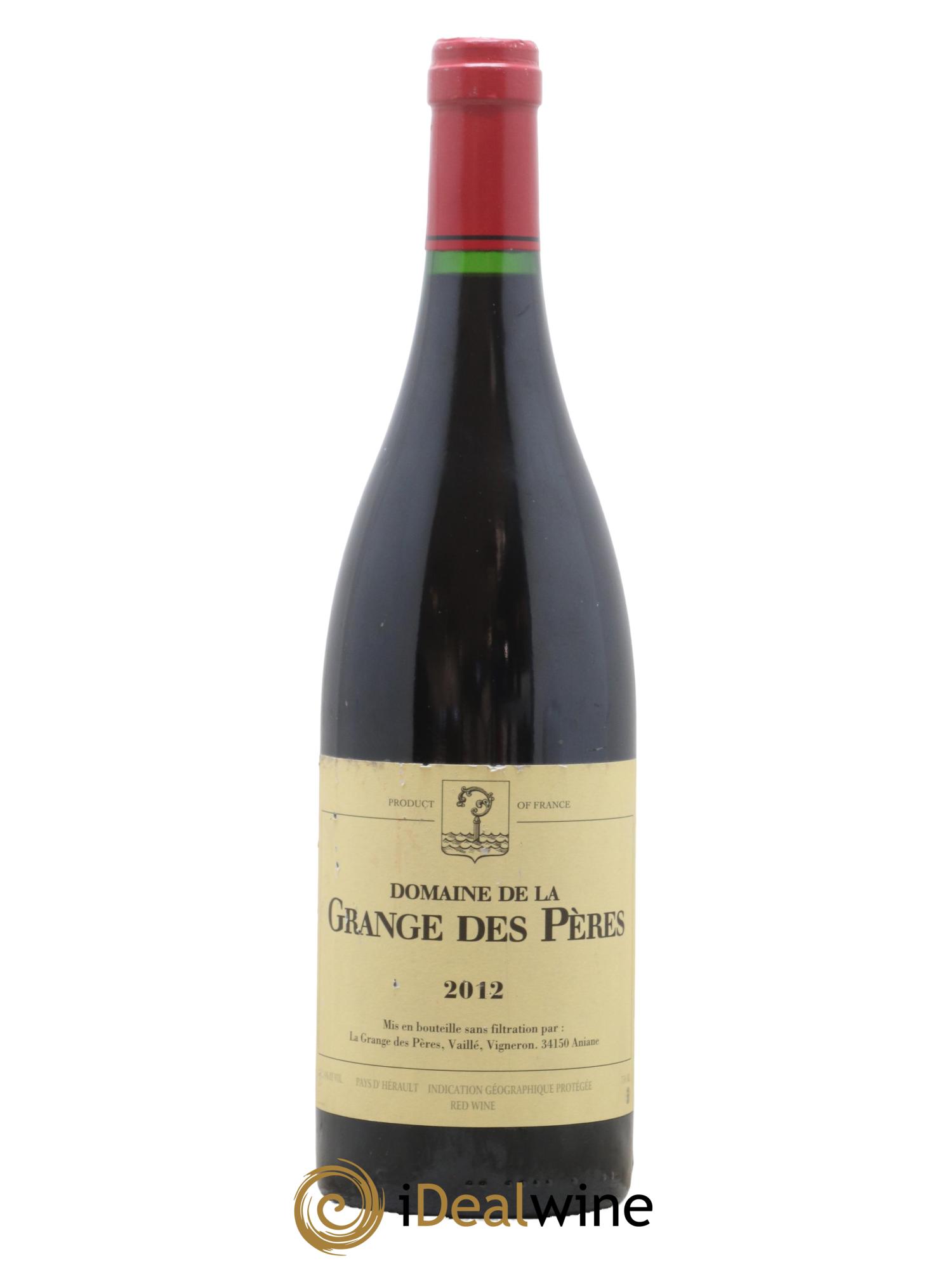 Pays d'Hérault Grange des Pères Laurent Vaillé 2012 - Lot de 1 bouteille - 0