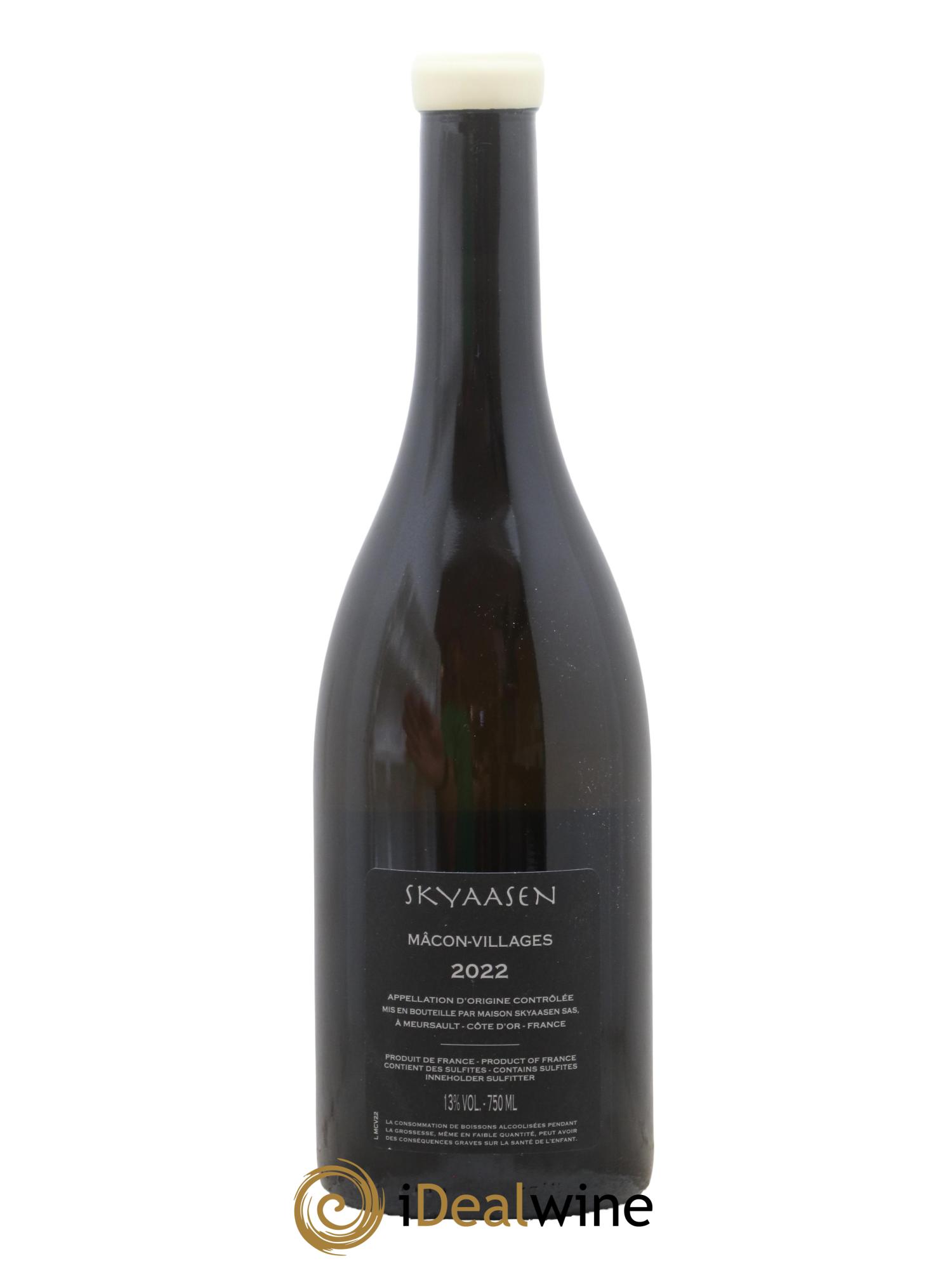 Mâcon-Villages Maison Skyaasen 2022 - Lot de 1 bouteille - 1