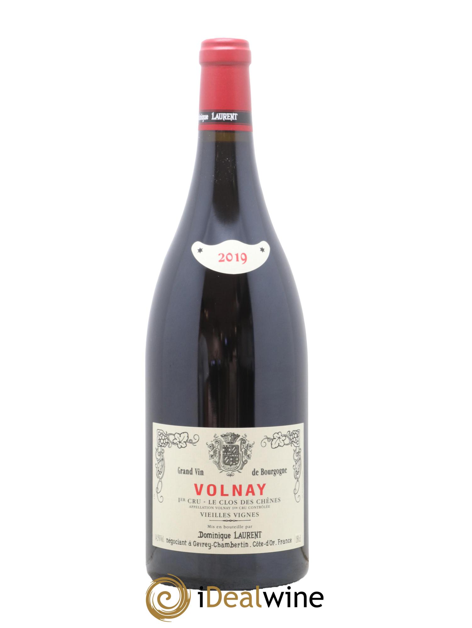 Volnay 1er Cru Clos des Chênes Vieilles Vignes Dominique Laurent 2019 - Lot de 1 magnum - 0