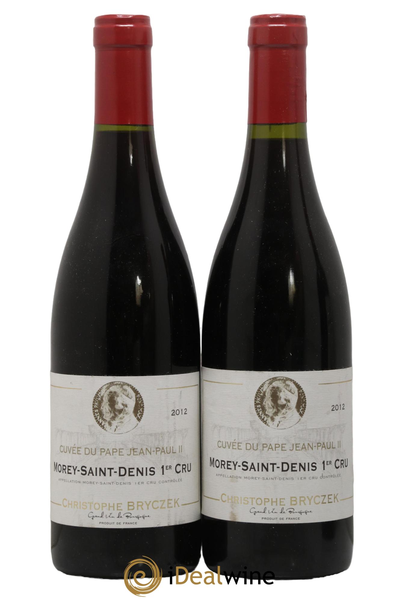 Morey-Saint-Denis 1er Cru Cuvee du Pape Jean Paul II Domaine Christophe Bryczek 2012 - Lot de 2 bouteilles - 0