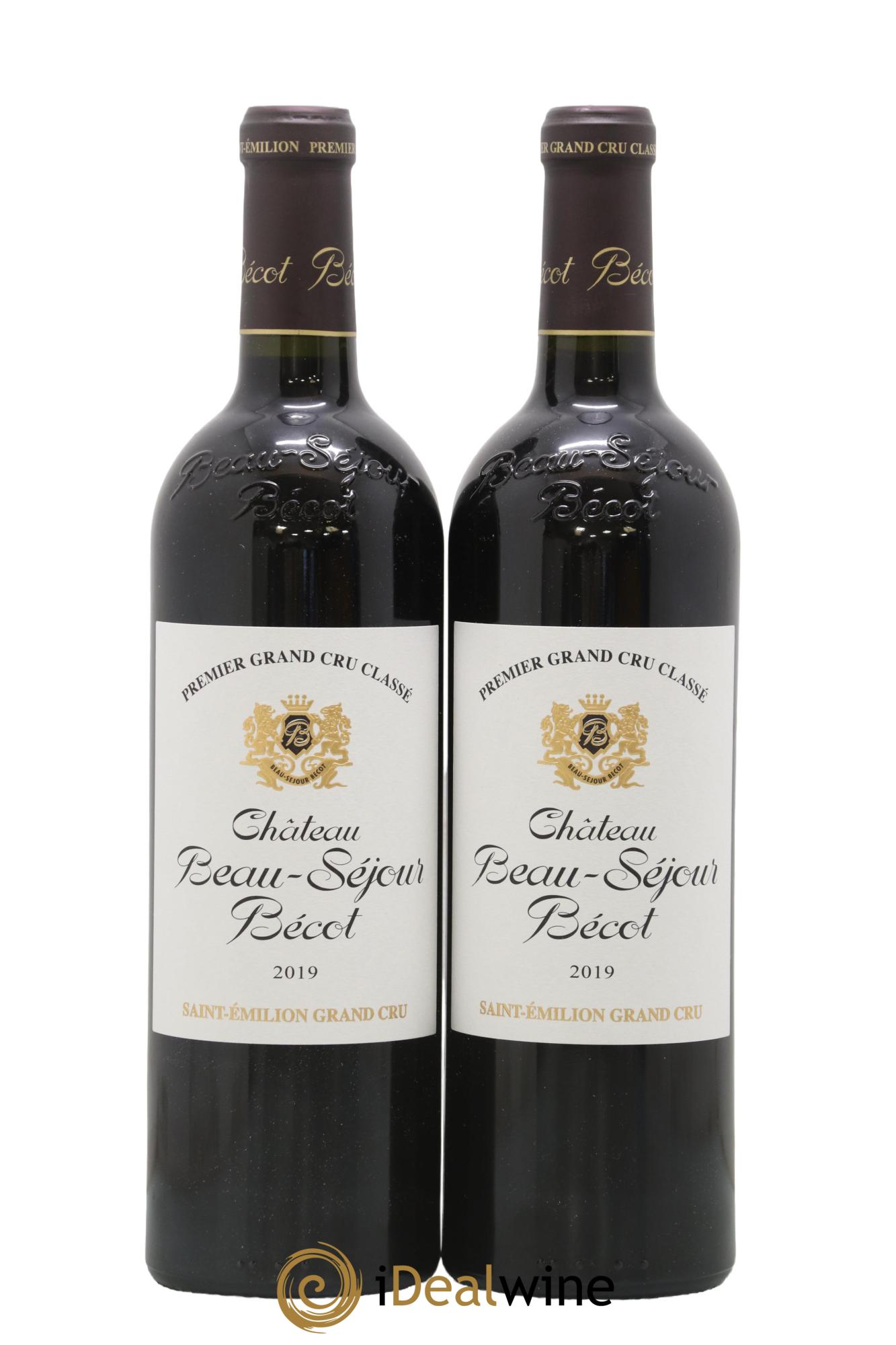 Château Beau-Séjour Bécot 1er Grand Cru Classé B 2019 - Lot de 2 bouteilles - 0