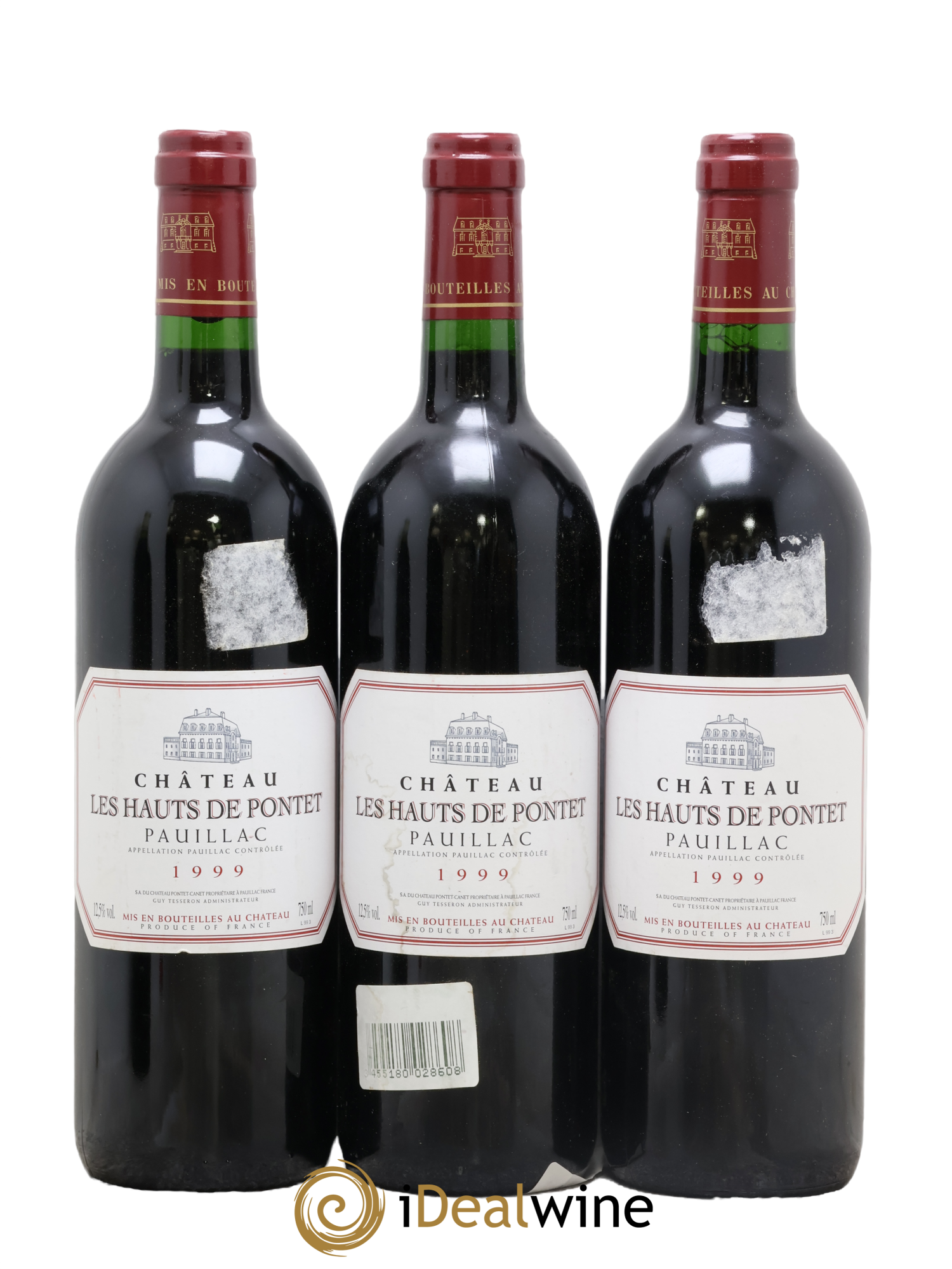 Les Hauts de Pontet-Canet Second Vin 1999 - Lot de 3 bouteilles - 0