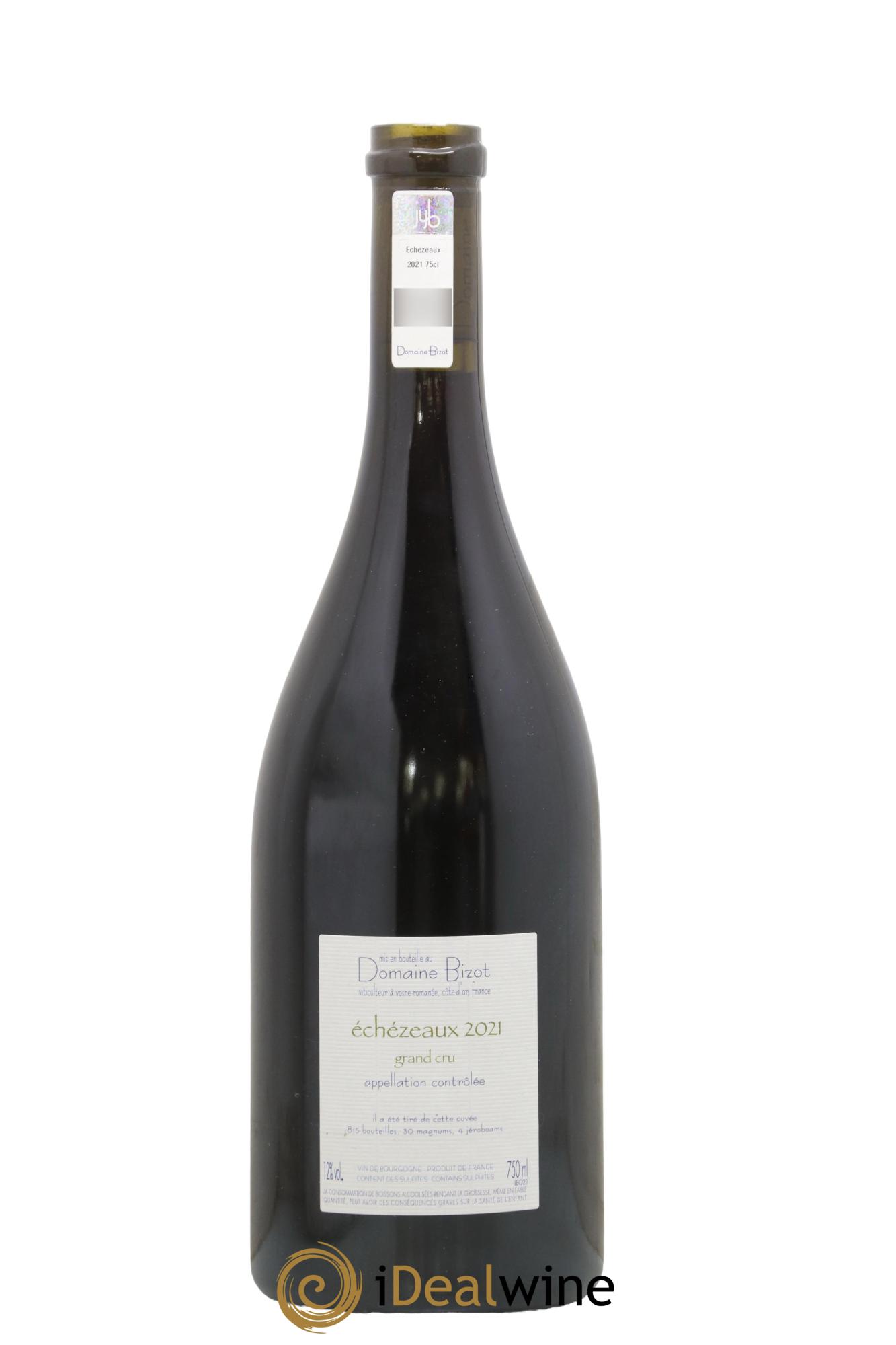 Echezeaux Grand Cru Bizot (Domaine) 2021 - Lot de 1 bouteille - 1