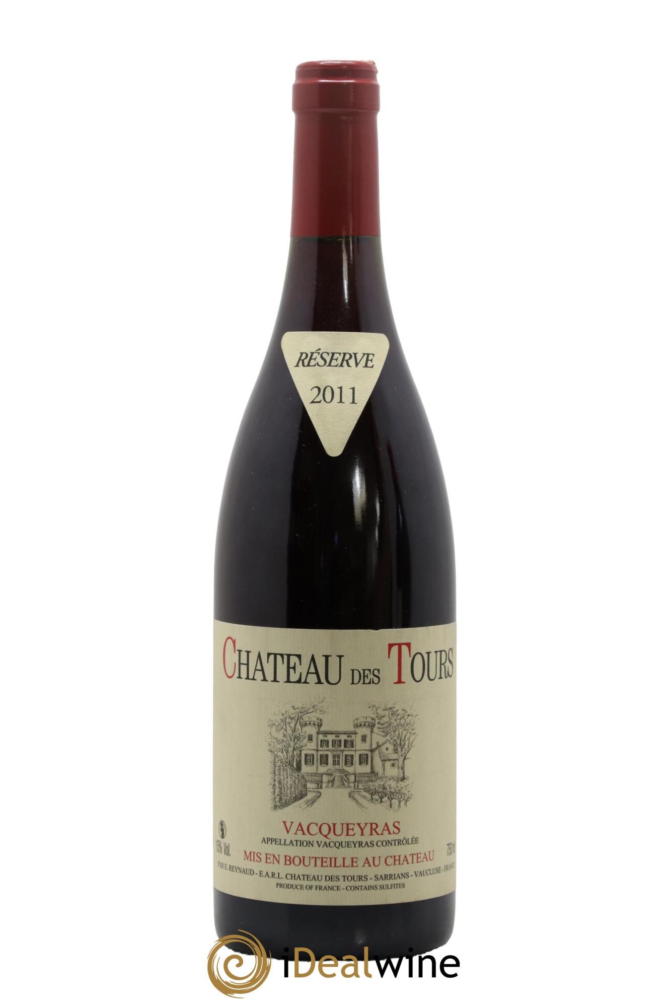 Vacqueyras Château des Tours Emmanuel Reynaud 2011 - Lotto di 1 bottiglia - 0