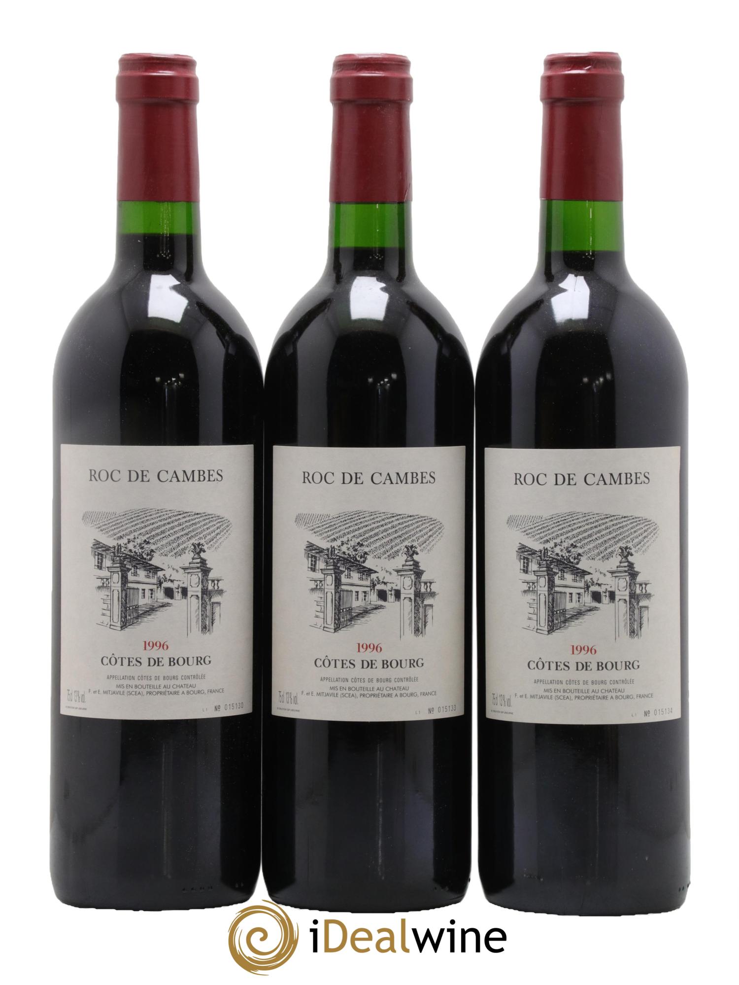 Roc de Cambes 1996 - Lot of 12 bottles - 3