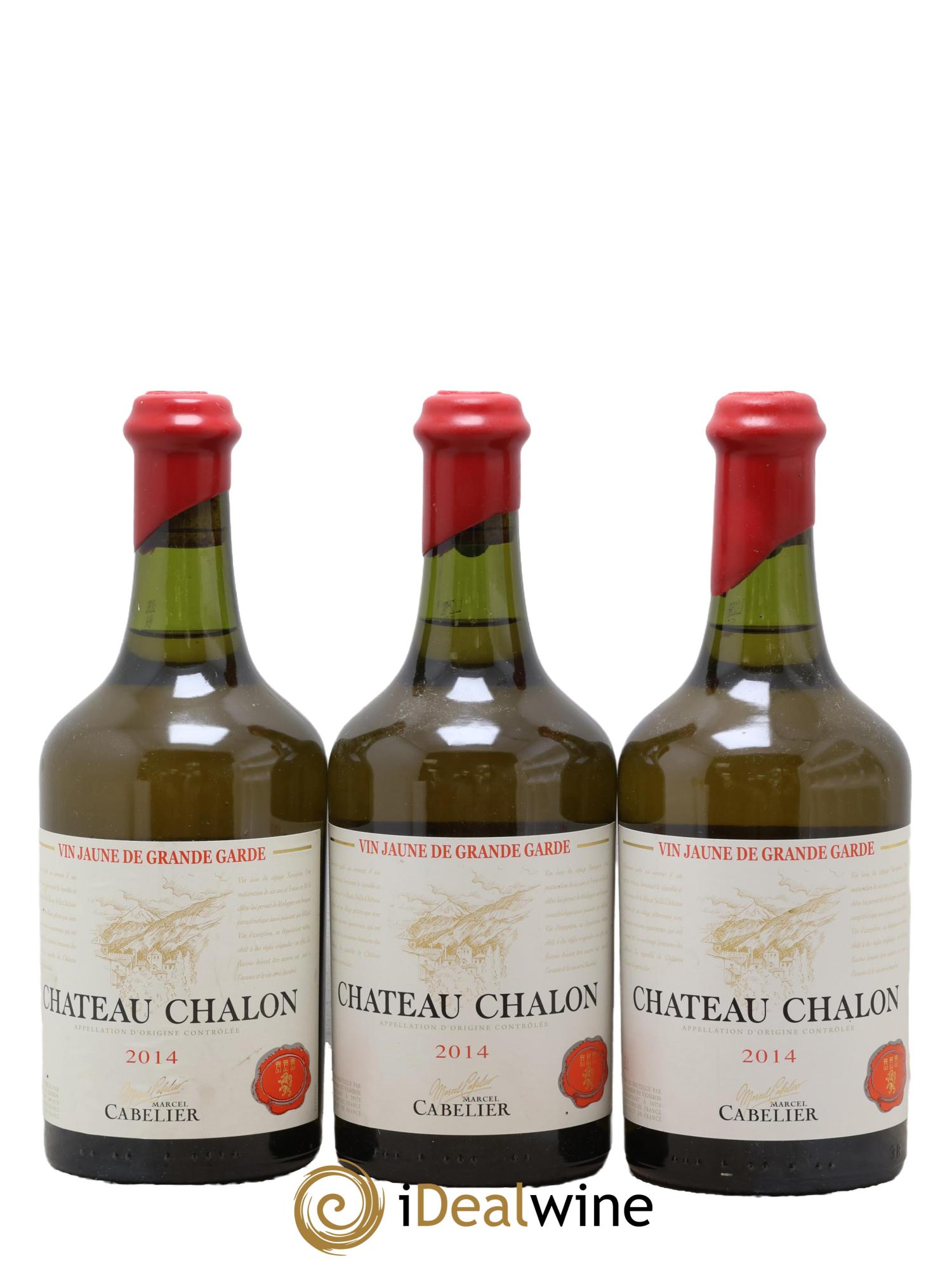 Château-Chalon Vin jaune Marcel Cabelier 2014 - Posten von 3 Clavelin - 0