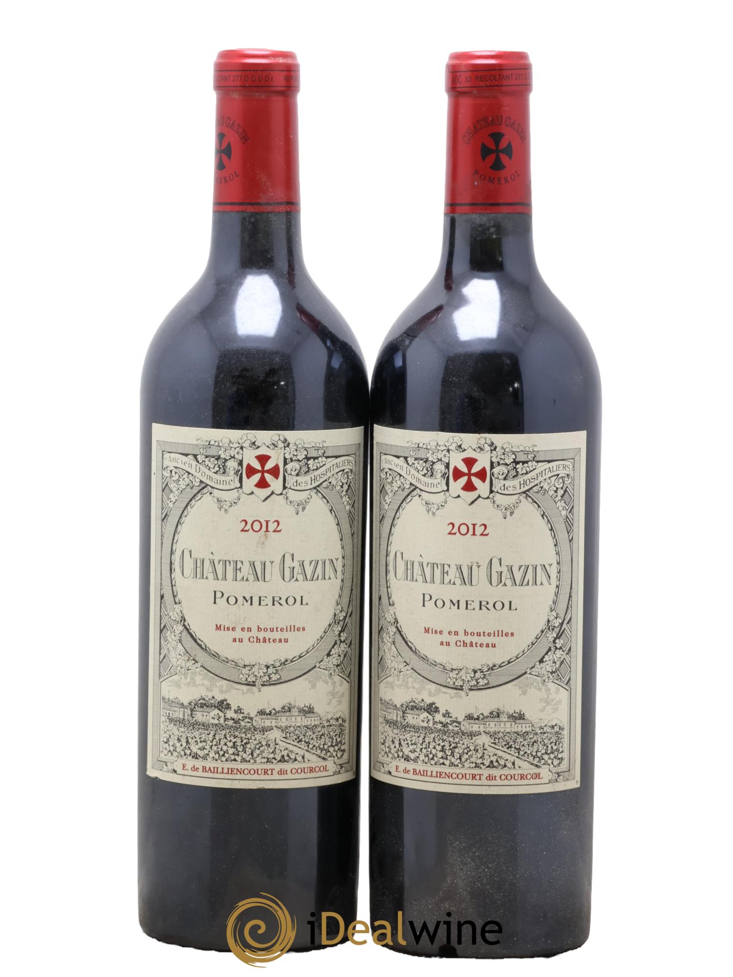 Château Gazin 2012 - Lotto di 2 bottiglie - 0