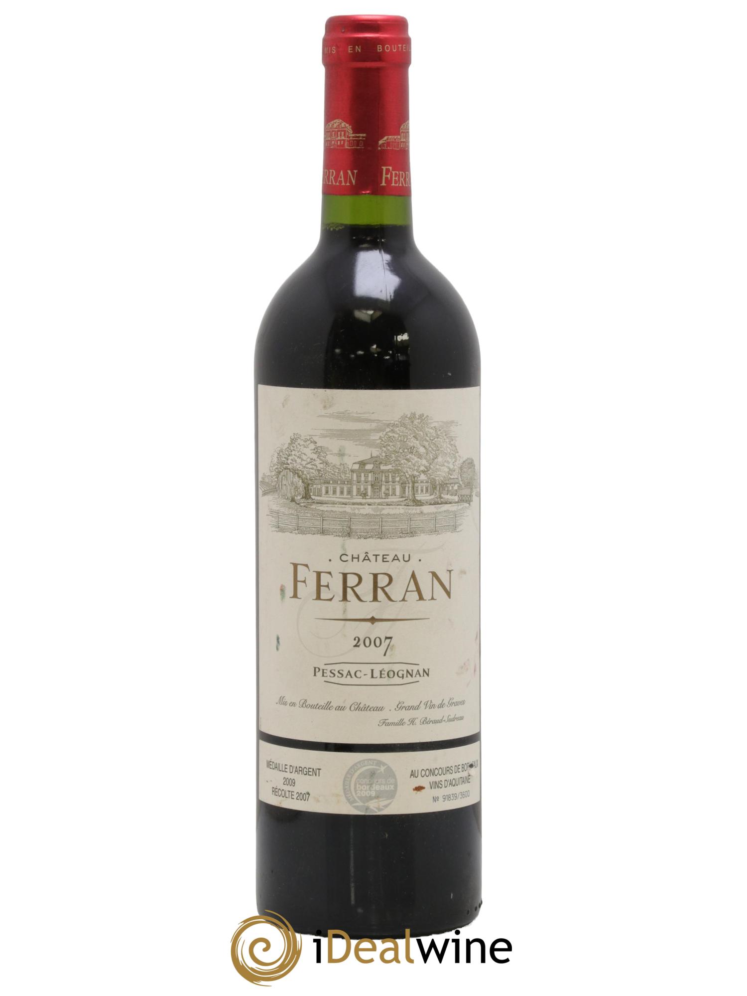 Pessac-Léognan Château Ferran 2007 - Lot de 1 bouteille - 0