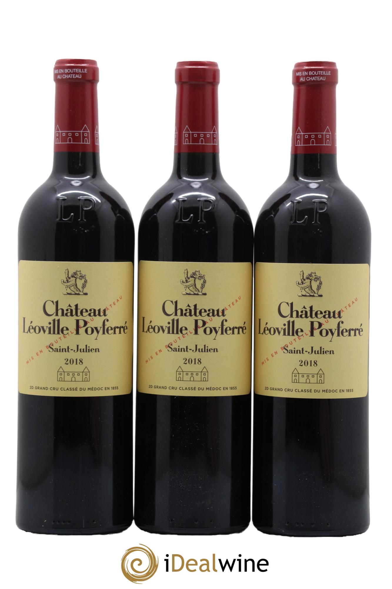 Château Léoville Poyferré 2ème Grand Cru Classé 2018 - Lot of 6 bottles - 1