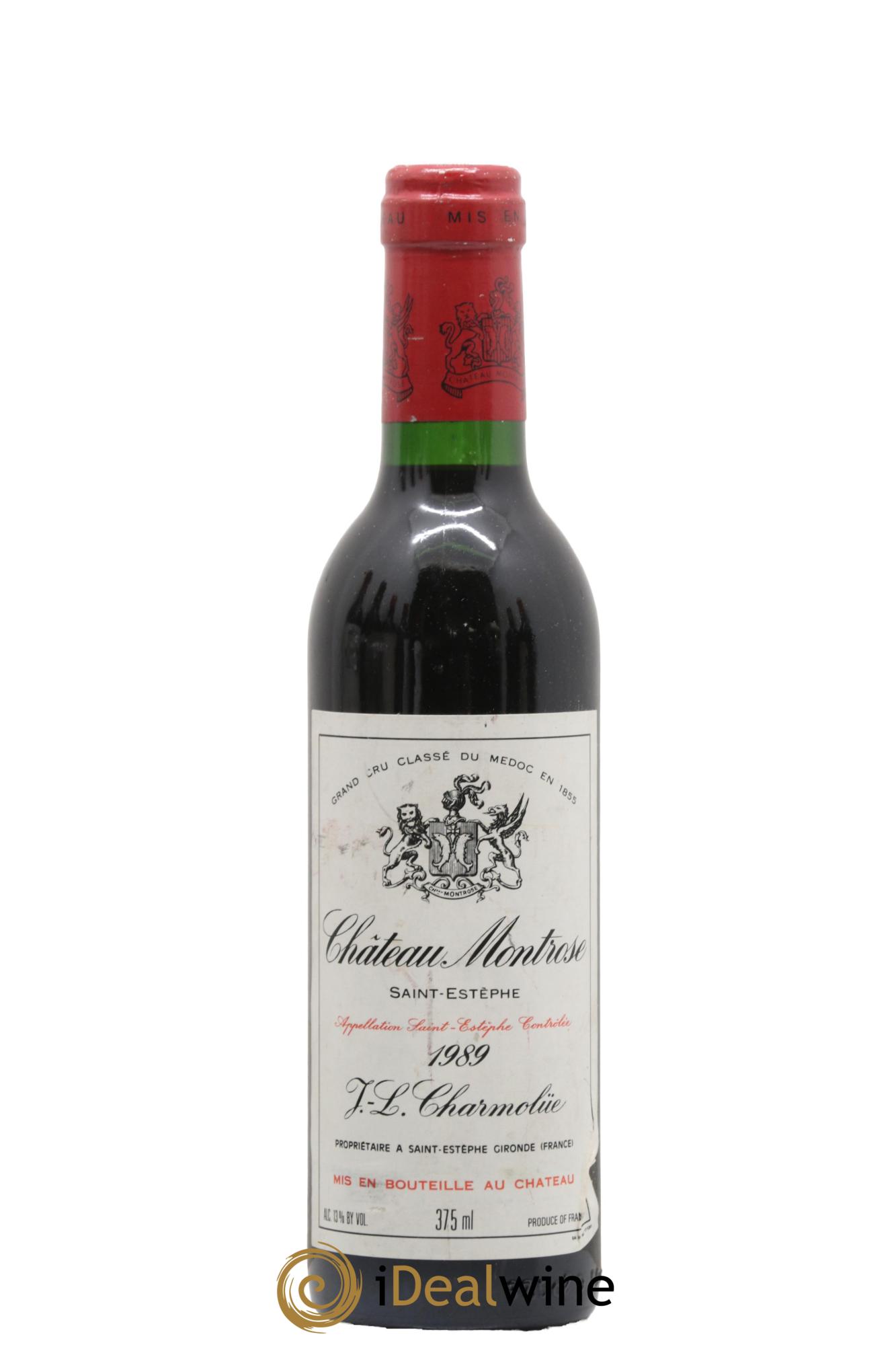 Château Montrose 2ème Grand Cru Classé 1989 - Lot de 1 demi bouteille - 0