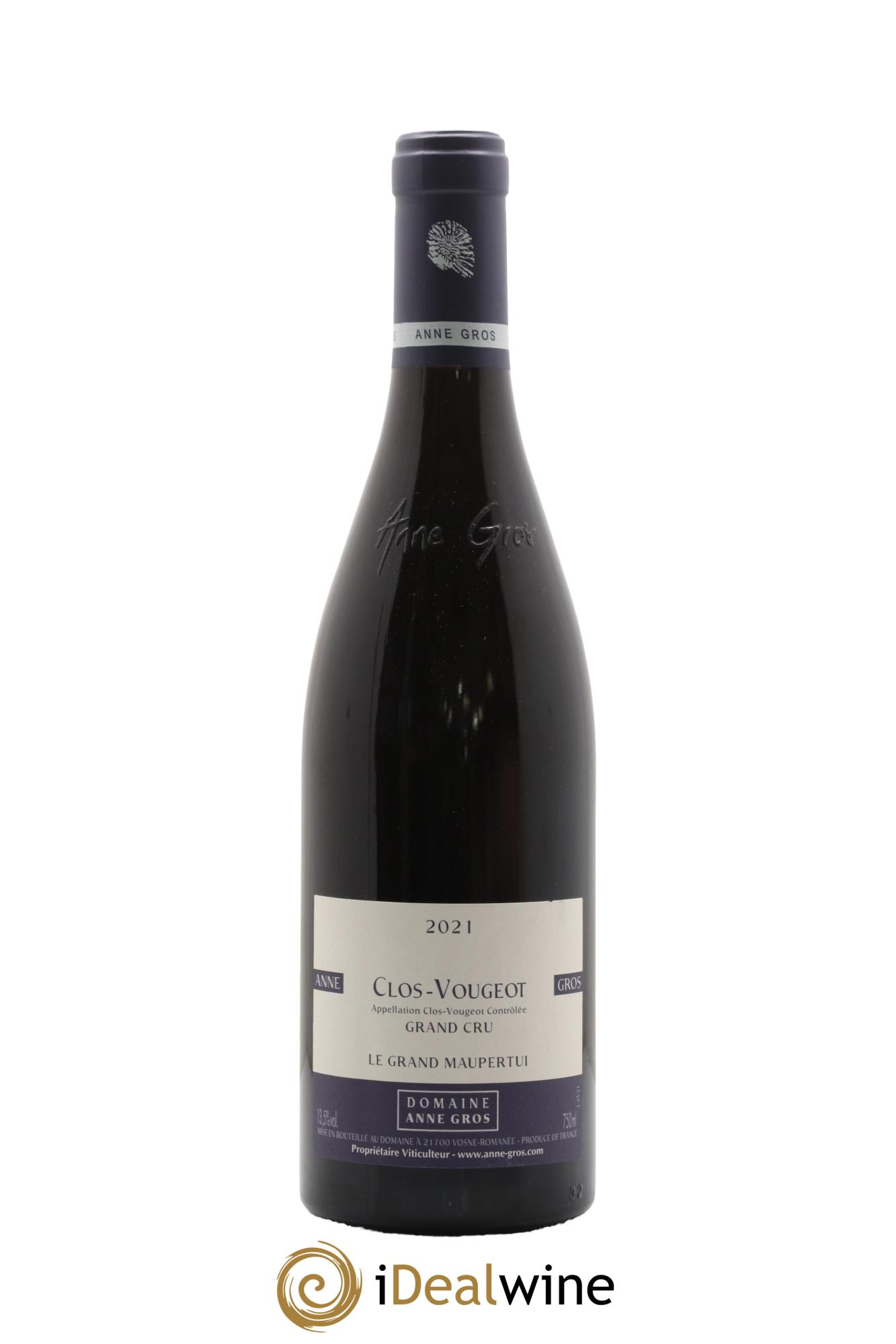 Clos de Vougeot Grand Cru Le Grand Maupertui Anne Gros 2021 - Lot of 1 bottle - 0