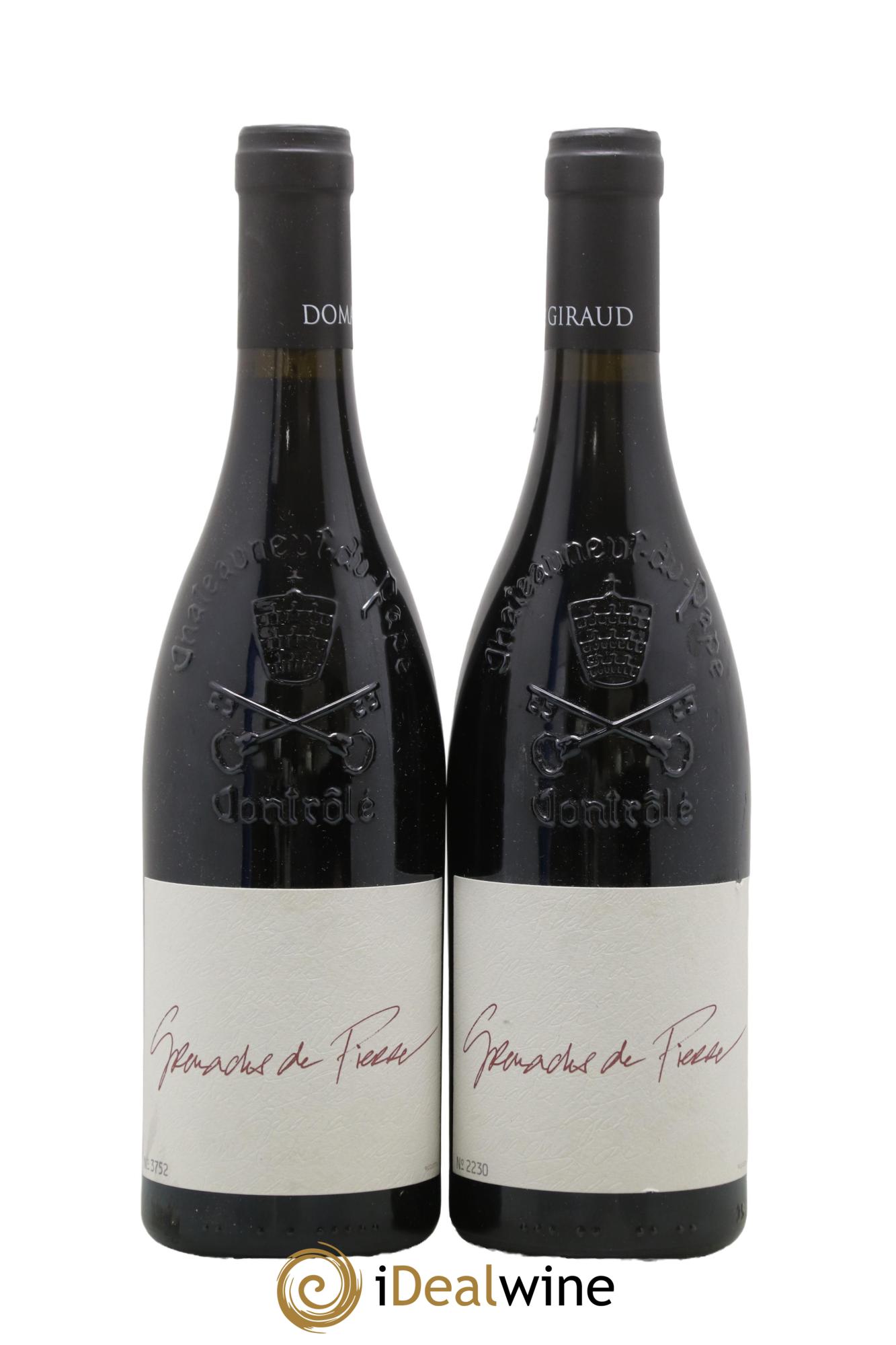 Châteauneuf-du-Pape Les Grenaches De Pierre Giraud (Domaine) 2017 - Lot of 2 bottles - 0
