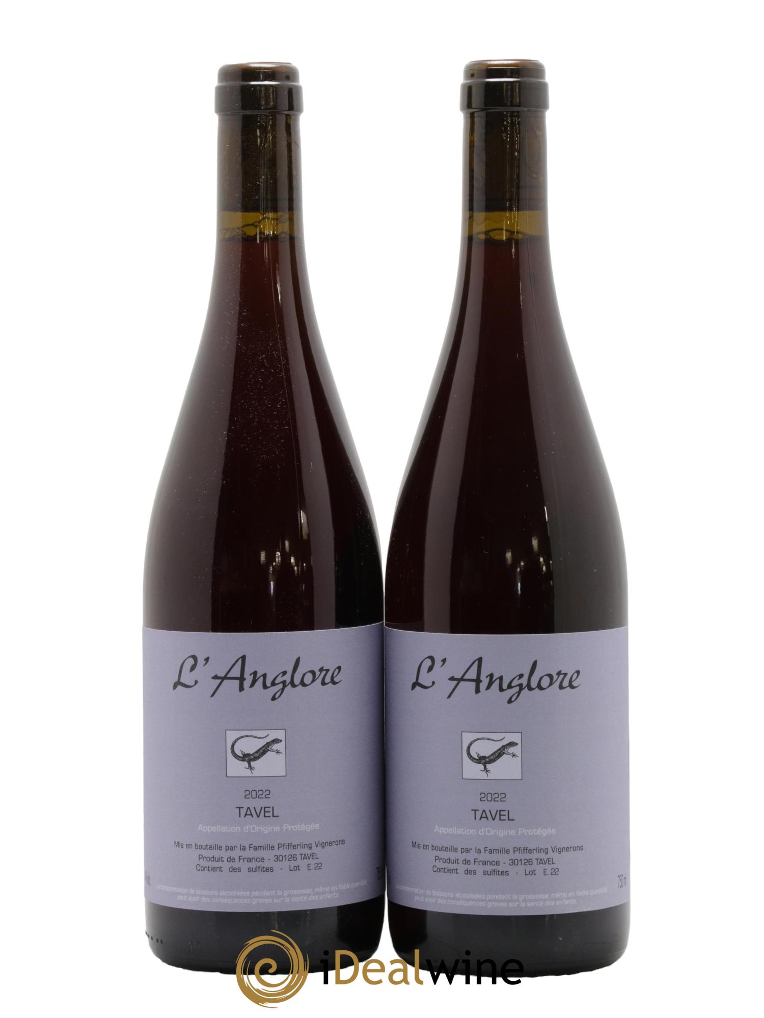 Tavel L'Anglore 2022 - Posten von 2 Flaschen - 0