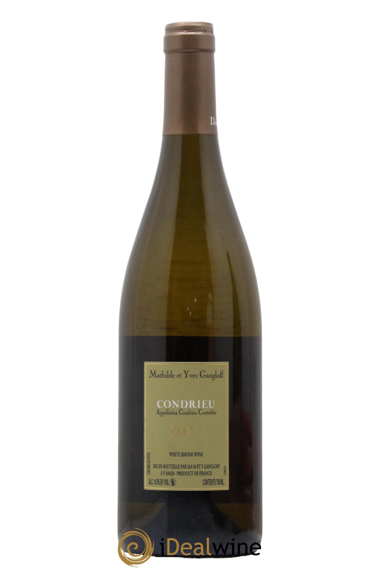 Condrieu Domaine Gangloff (Domaine) 2022 - Lot de 1 bouteille - 1