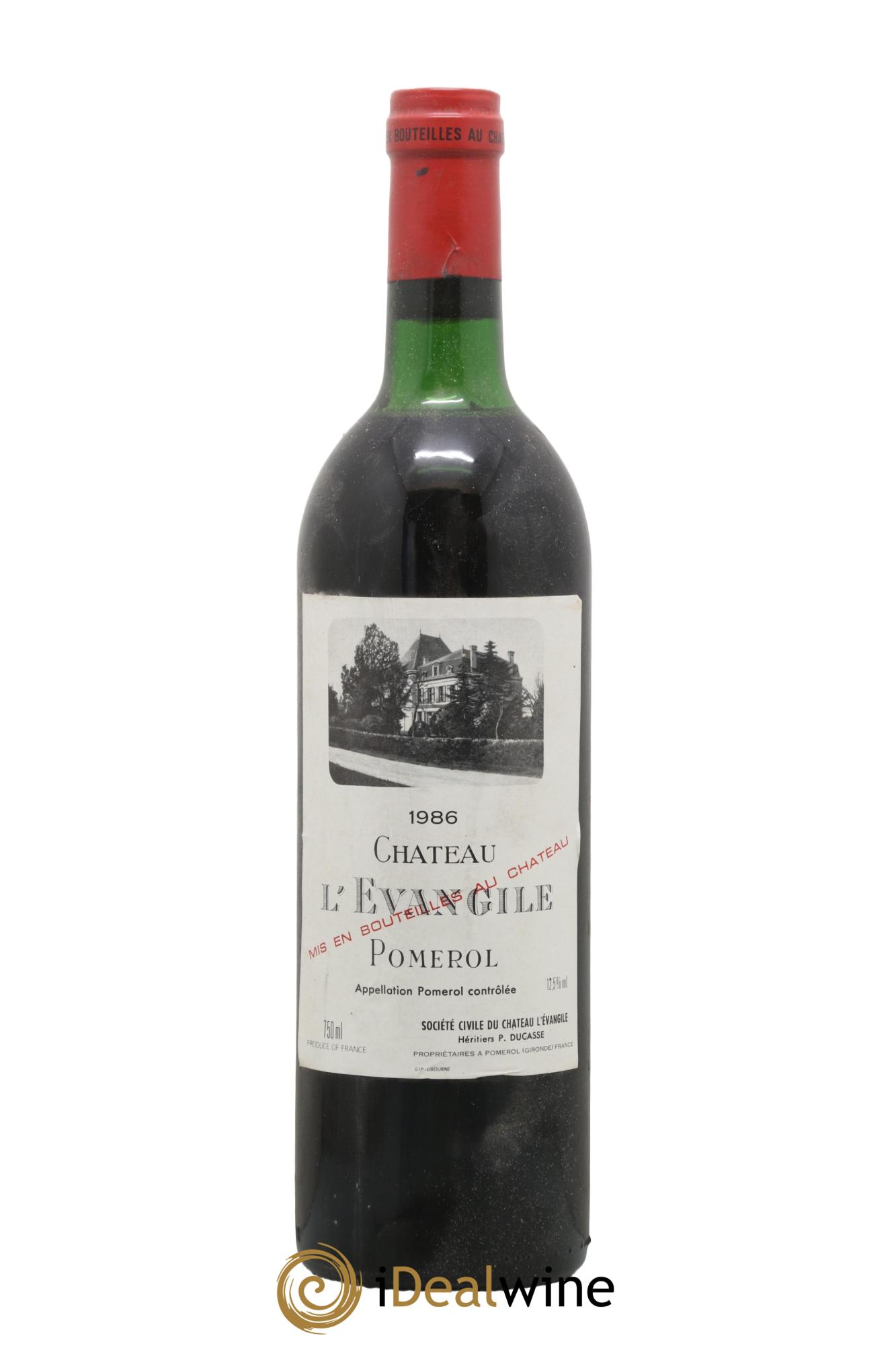 Château l' Évangile 1986 - Lot de 1 bouteille - 0