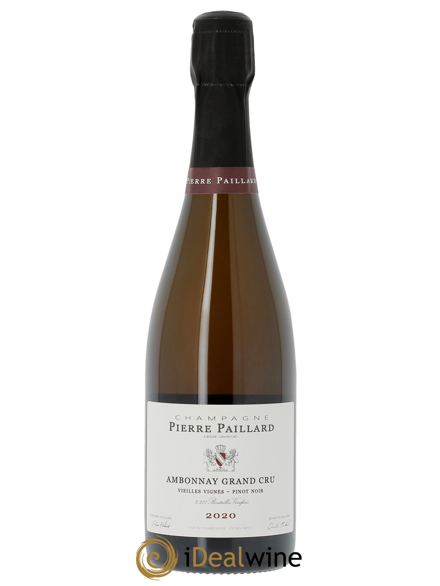 Ambonnay Grand Cru Vieilles Vignes Extra-Brut Pierre Paillard 2020 - Lot de 1 bouteille - 0