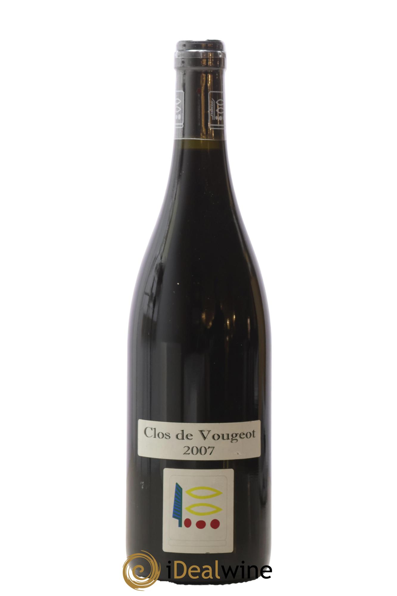 Clos de Vougeot Grand Cru Prieuré Roch 2007 - Lot de 1 bouteille - 0