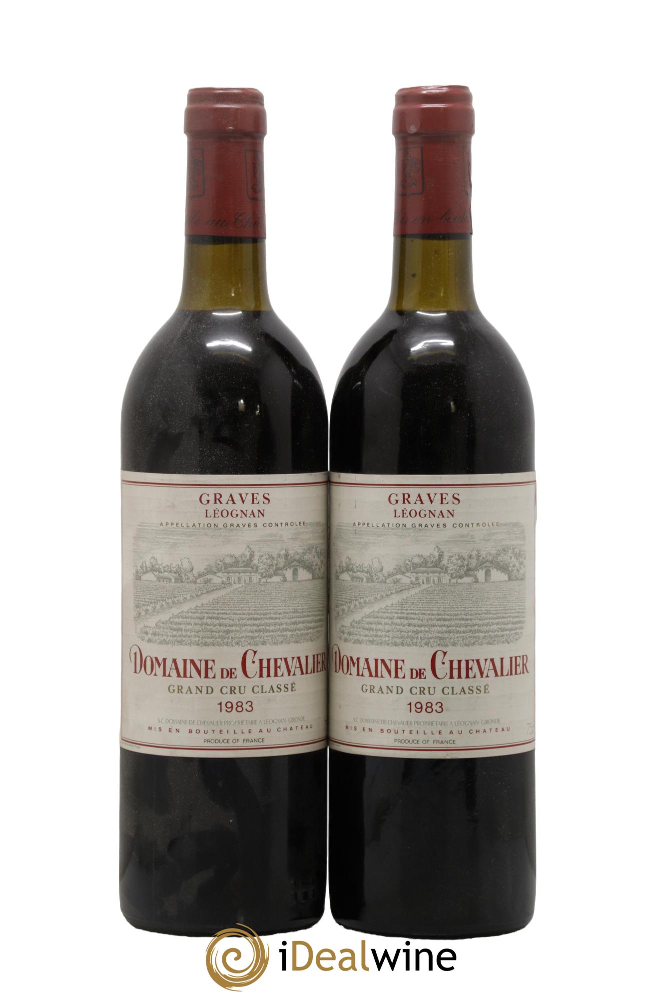Domaine de Chevalier Cru Classé de Graves 1983 - Lotto di 2 bottiglie - 0