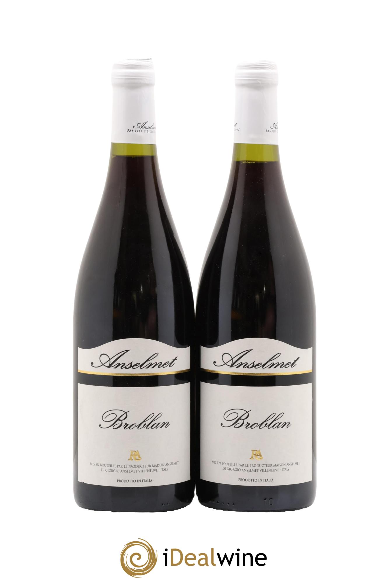 Italie Vallée D'Aoste Broblan Anselmet 2020 - Lot of 2 bottles - 0