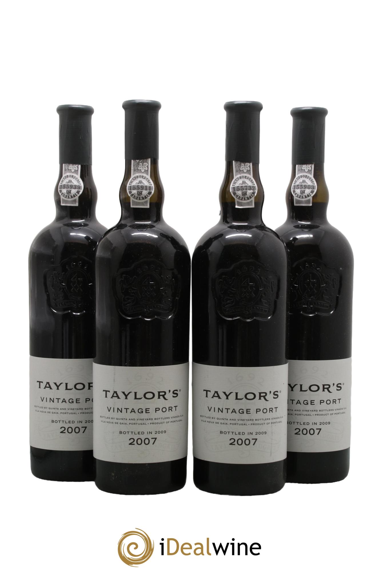 Porto Taylor's Late Bottled Vintage 2007 - Lot de 4 bouteilles - 0