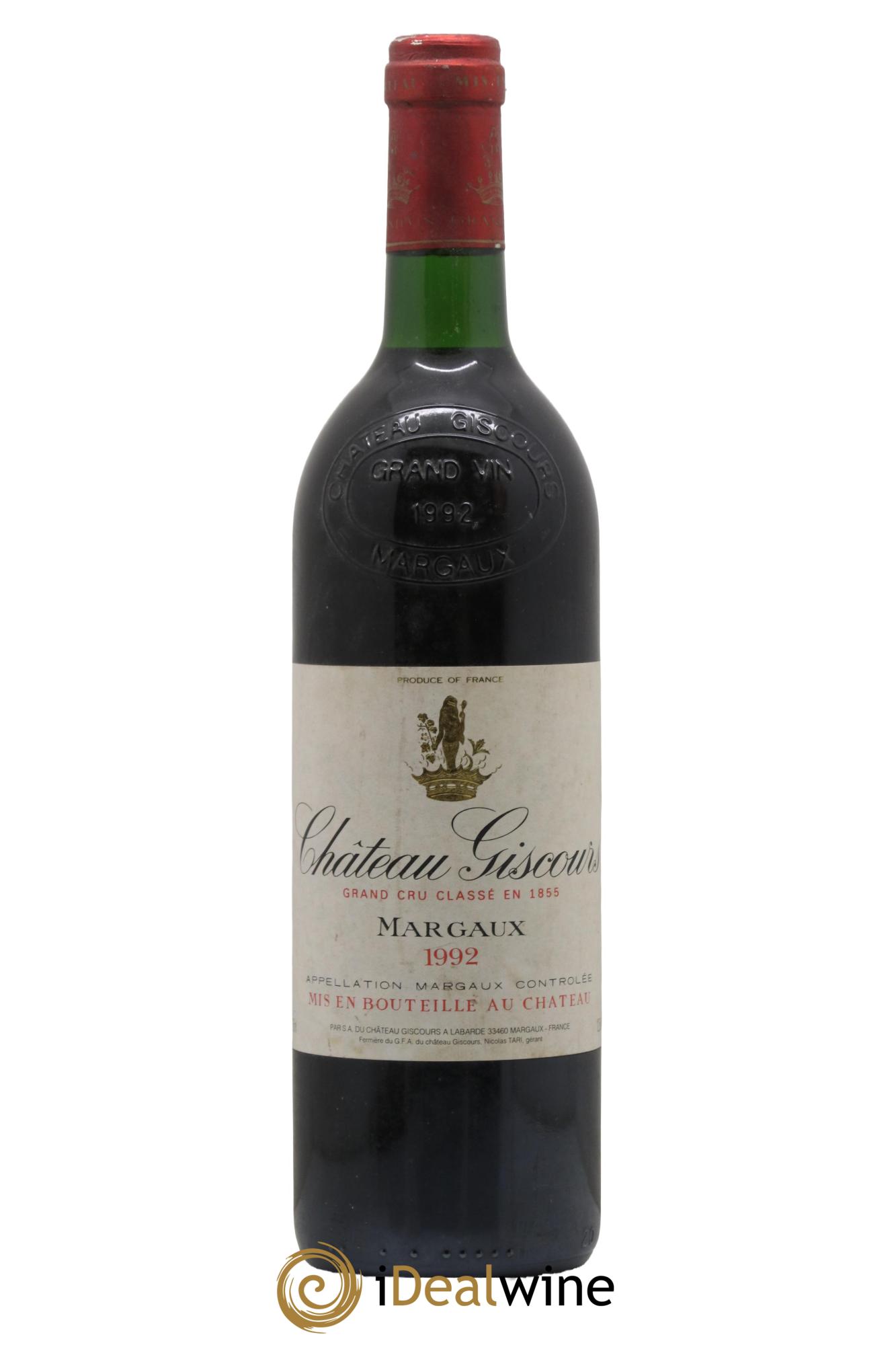 Château Giscours 3ème Grand Cru Classé 1992 - Lot de 1 bouteille - 0
