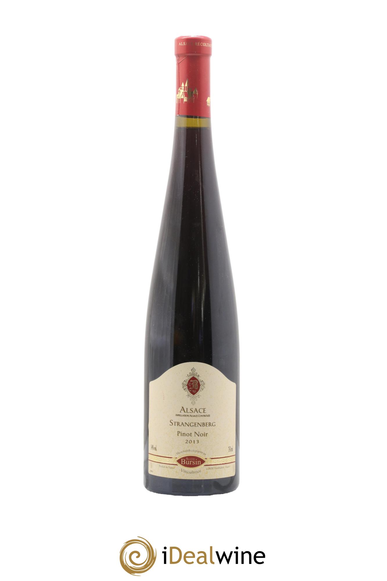 Alsace Pinot Noir Strangenberg Agathe Bursin 2013 - Lotto di 1 bottiglia - 0