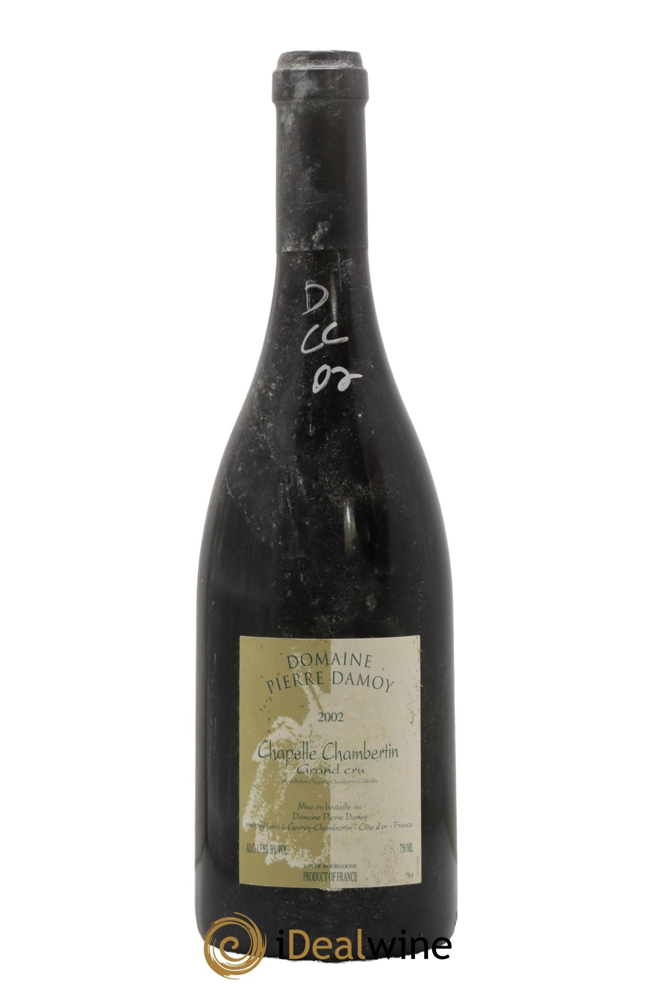 Chapelle-Chambertin Grand Cru Pierre Damoy 2002 - Lot de 1 bouteille - 0