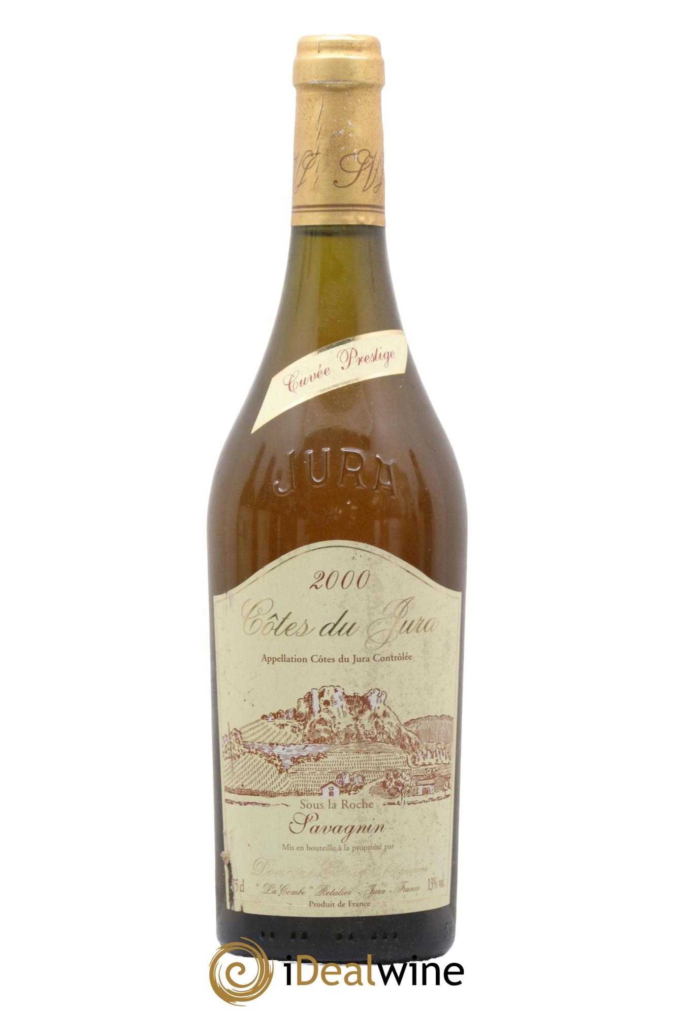 Côtes du Jura Cuvée Prestige Savagnin Domaine Ganevat Vignerons 2000 - Lot de 1 bouteille - 0