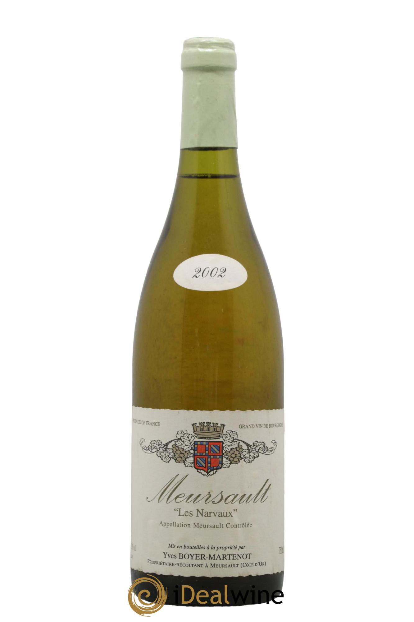 Meursault Les Narvaux Boyer-Martenot 2002 - Lot de 1 bouteille - 0