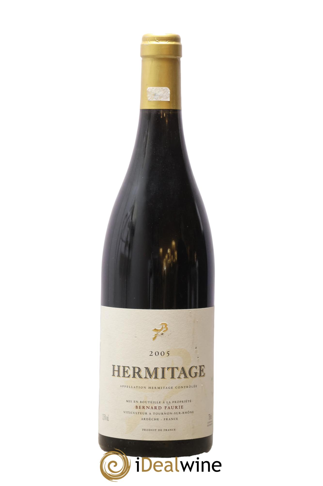 Hermitage Bessards Méal (capsule dorée) Bernard Faurie 2005 - Lot of 1 bottle - 0