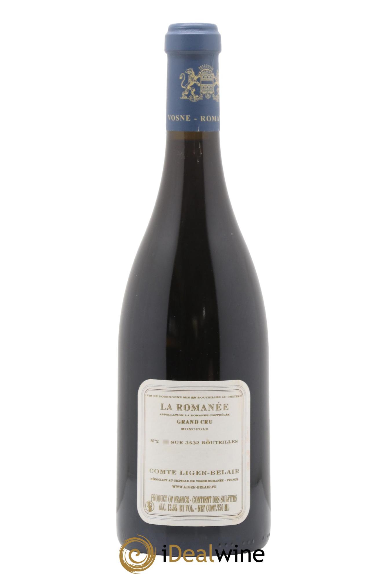 La Romanée Grand Cru Comte Liger-Belair (Domaine du) 2006 - Lot de 1 bouteille - 1