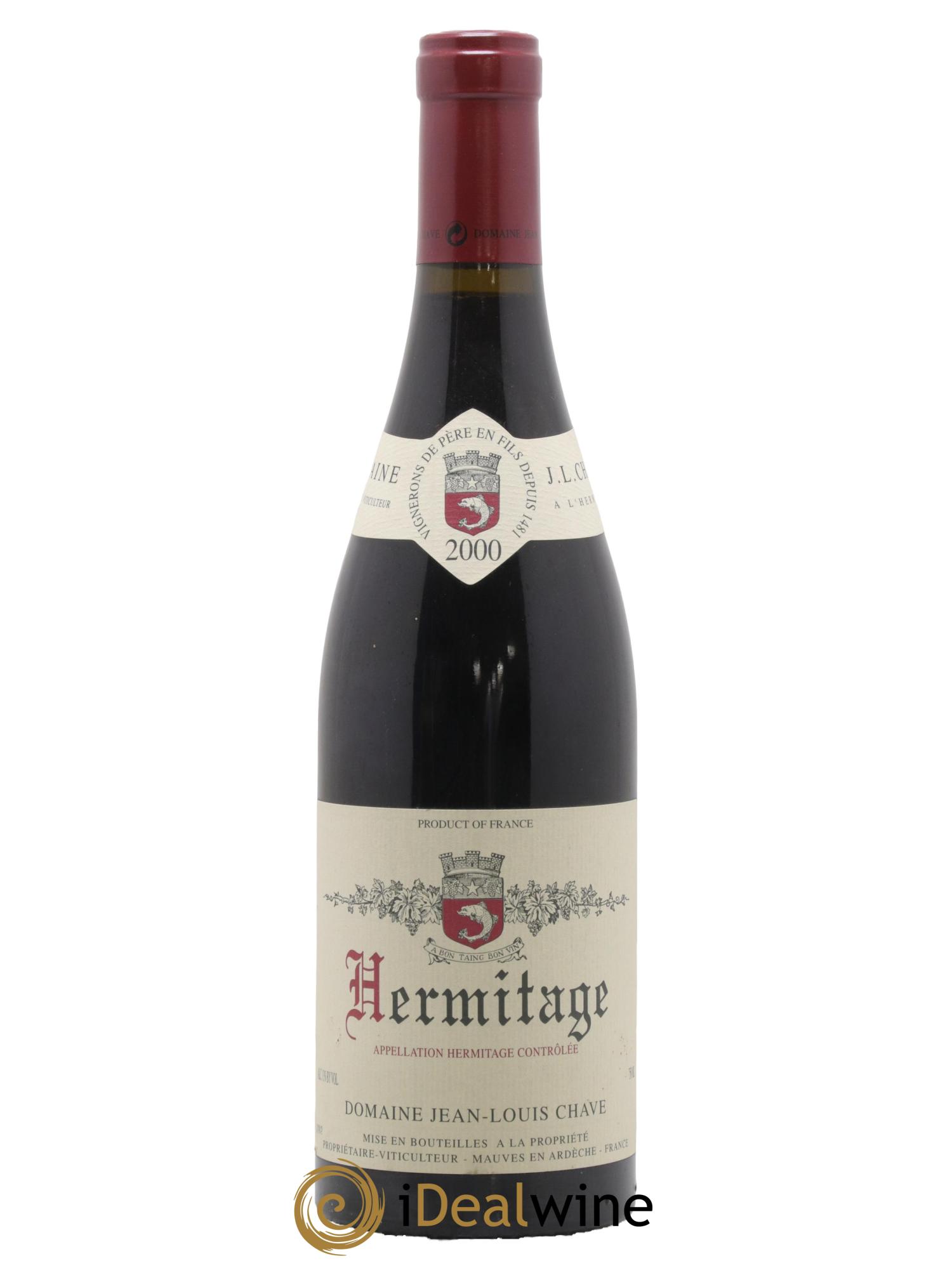 Hermitage Jean-Louis Chave 2000 - Lot de 1 bouteille - 0