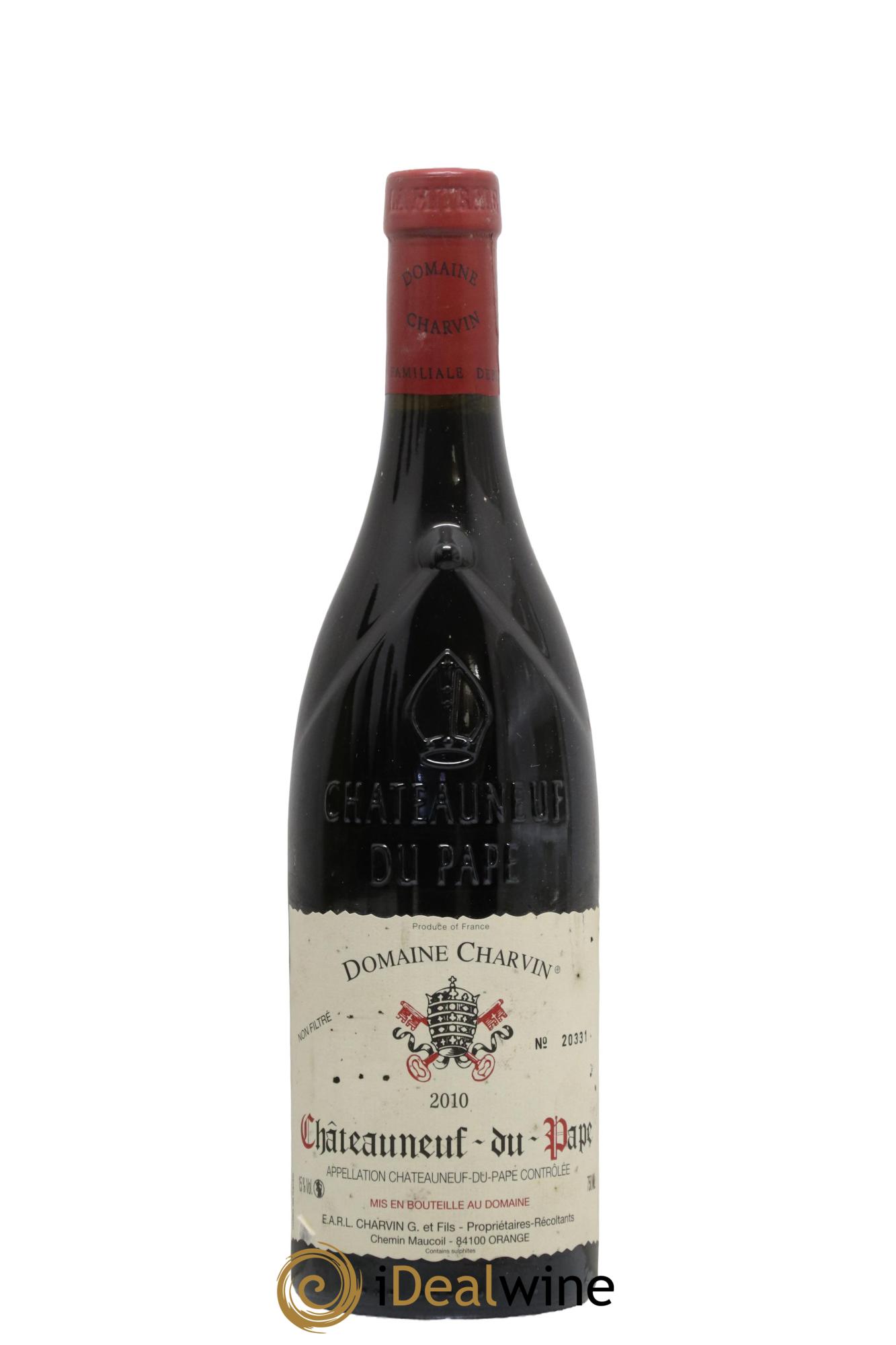 Châteauneuf-du-Pape Charvin (Domaine) 2010 - Lot of 1 bottle - 0