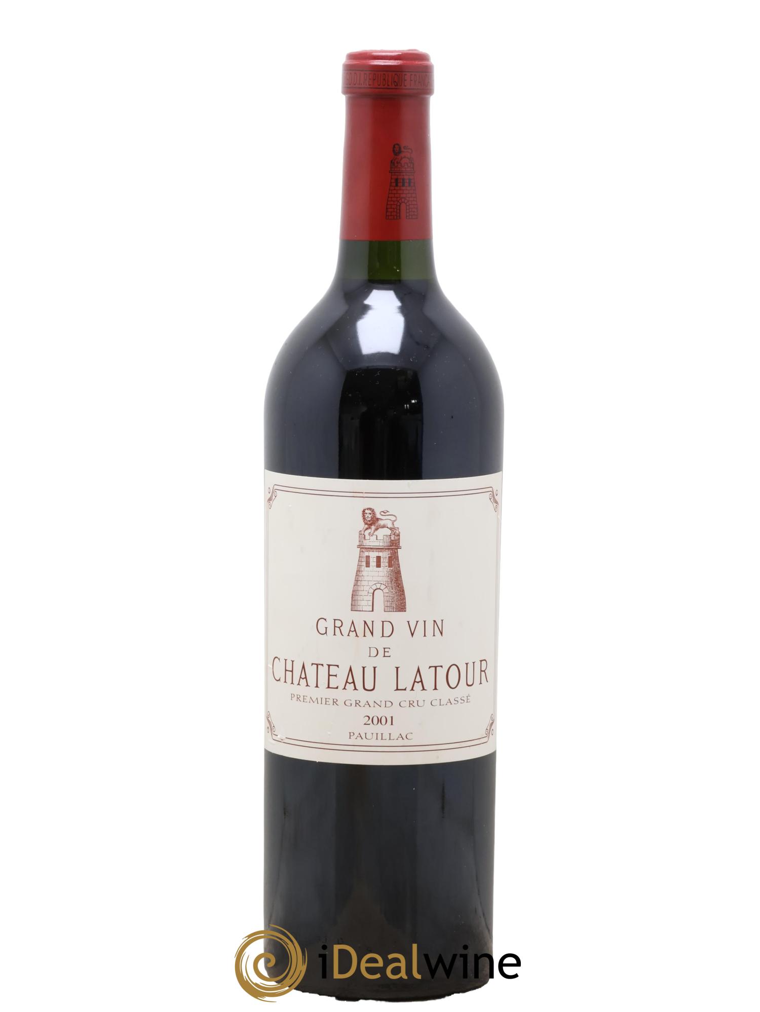 Château Latour 1er Grand Cru Classé 2001 - Lot de 1 bouteille - 0